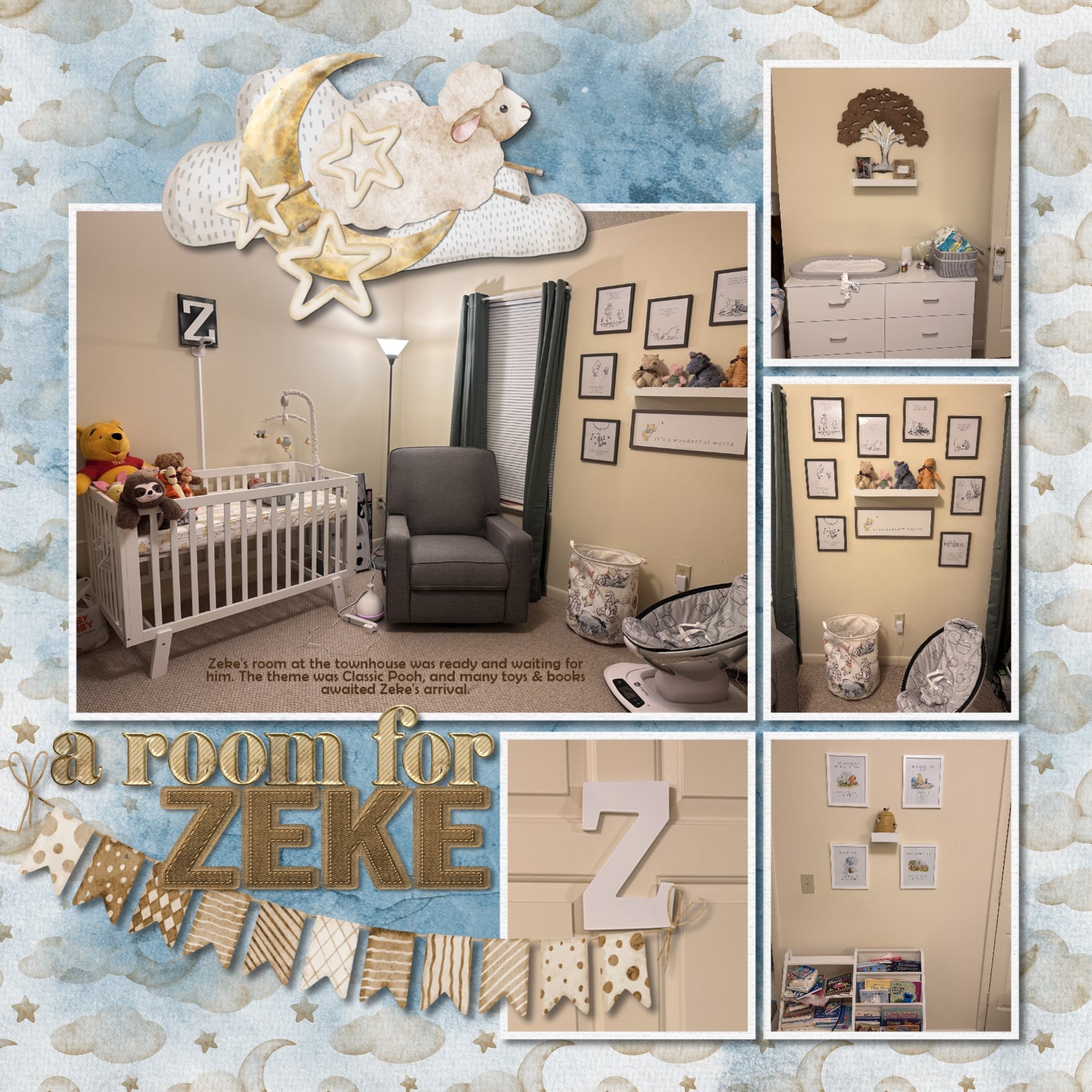 Capture the special moments of your baby boy or baby girl with this neutral and versatile baby digital scrapbooking kit by Lucky Girl Creative digital art that adds a touch of watercolor to your page. Add these beautiful embellishments, pretty patterned papers, and clusters to recall your newborn baby memories, create unique baby announcements, and baby shower gifts. Great for newborn baby pages and Baby's 1st Year albums, too!! Embellishments include butterfly, snail, bunny, rabbit, deer, dog, Greyhound.