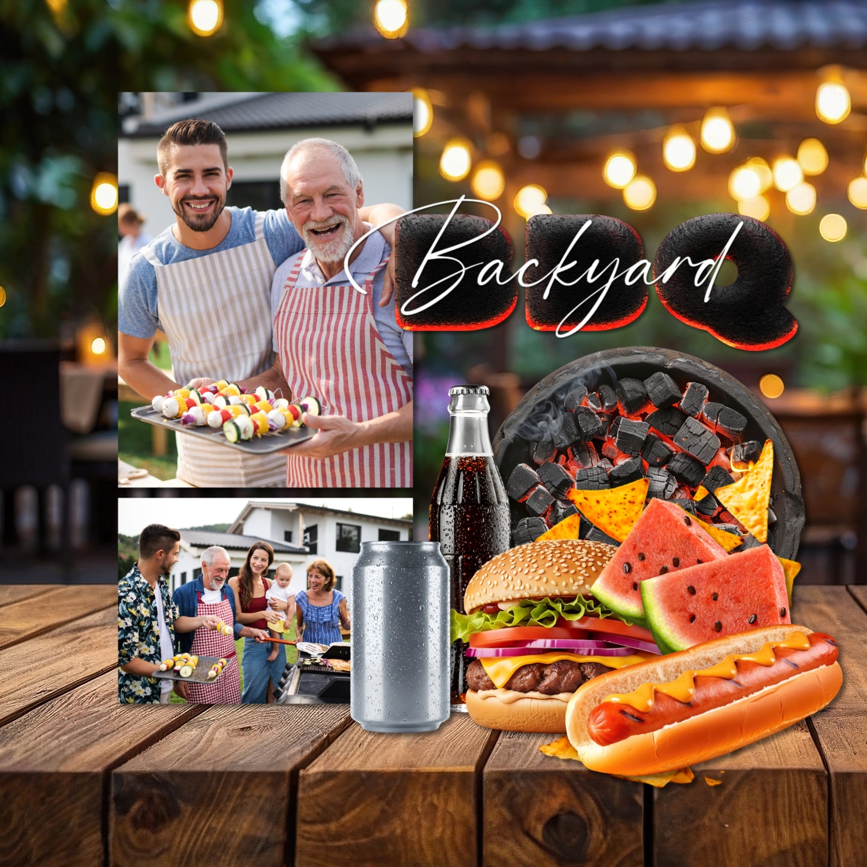 Fire up the grill! These realistic barbeque embellishments, papers, neon signs, and charcoal alpha set by Lucky Girl Creative digital art for digital scrapbooking are great for family reunions, Father's Day, Memorial Day, the 4th of July, Independence Day, Canada Day, picnics, and summer backyard grilling and smoking. Embellishments include apron, beer, keg, ketchup, mustard, charcoal, sauce, mayo, olive oil, drink, beverage, barbeque, barbecue, BBQ, soda, cola, ice cooker, coke, bottle, potato chip, 