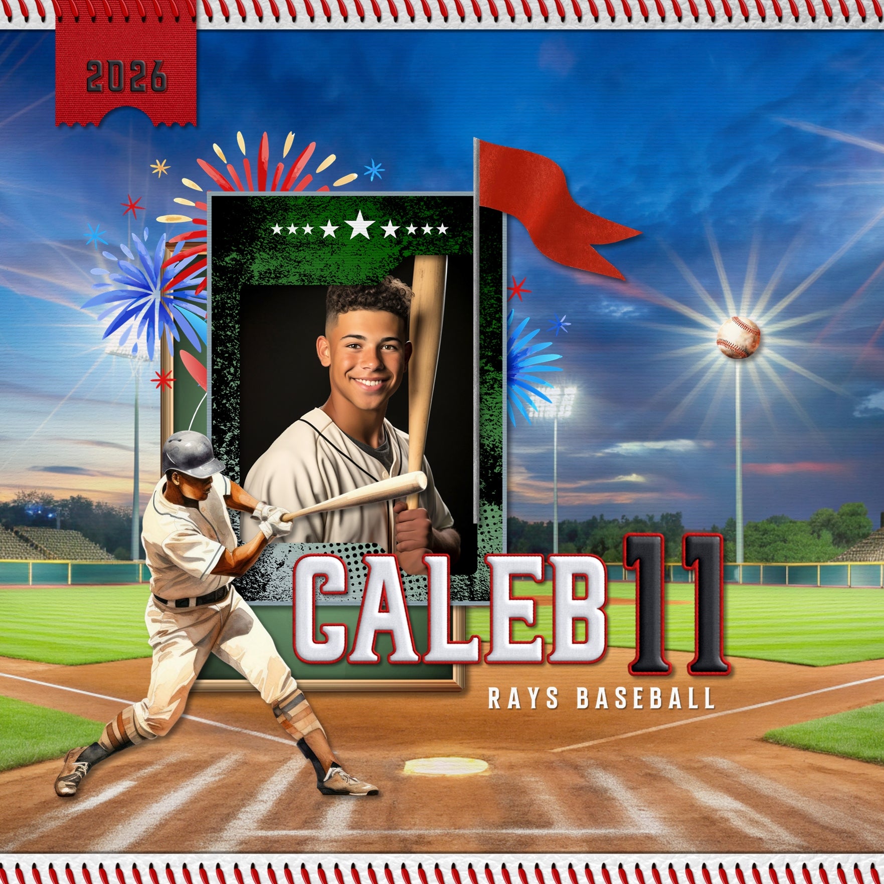 Play ball! Take me out to the ballgame with this fun, watercolor bundle filled with baseball embellishments, papers, photo masks, and baseball stitches by Lucky Girl Creative digital art for digital scrapbooking. Great for everything from little league to major league! Embellishments include American flag, banner, bunting, baseball, bench, collector case, chain link fence, blackboard, chalkboard, player, athlete, child, man, baseball cap, uniform, jersey, pants, sock, dirt, dust, drone, base, baseball