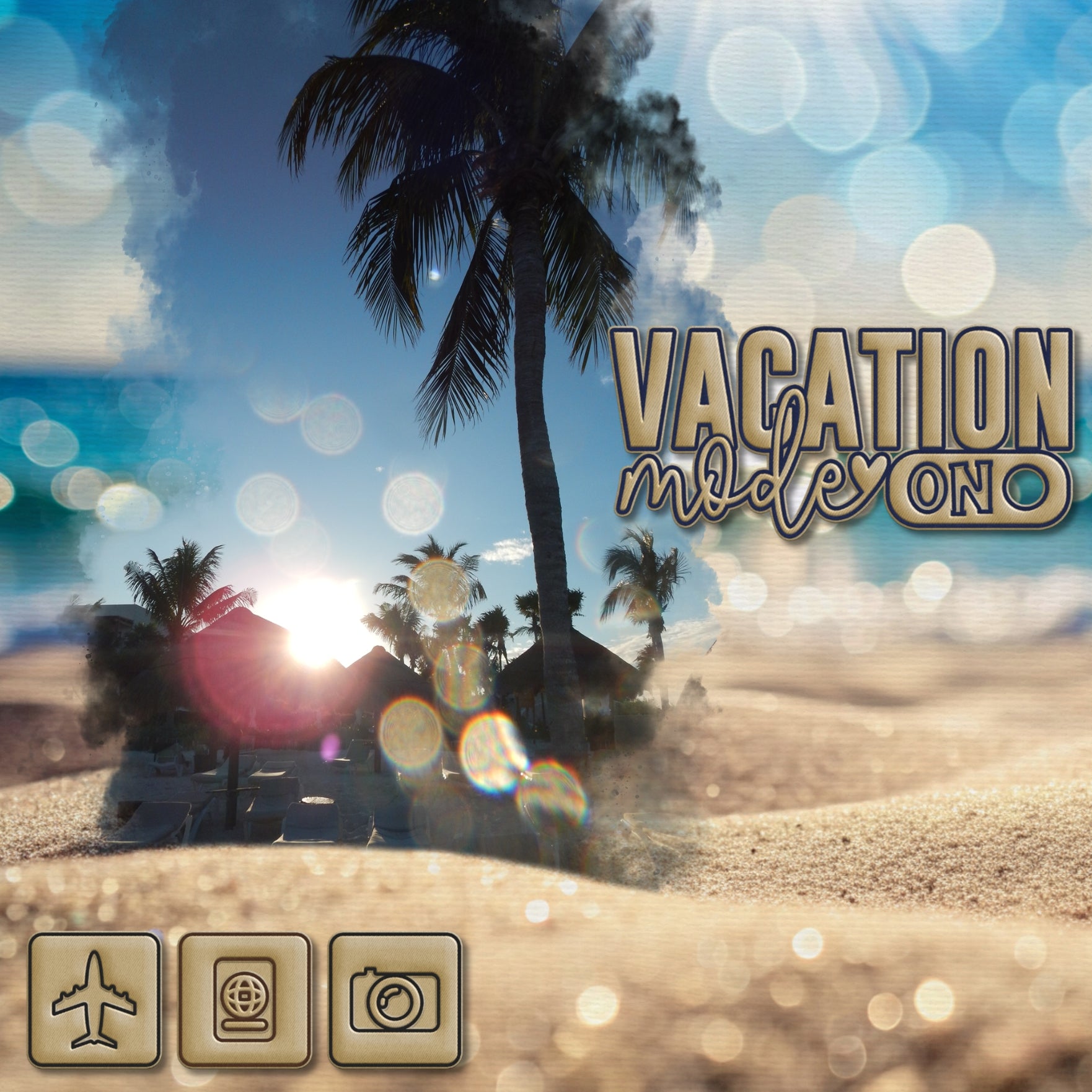 These beautiful sand and beach bokeh papers by Lucky Girl Creative digital art for digital scrapbooking are great for vacations to the beach and ocean! This kit includes the Beach Bokeh Papers and the Beach Sand Papers.