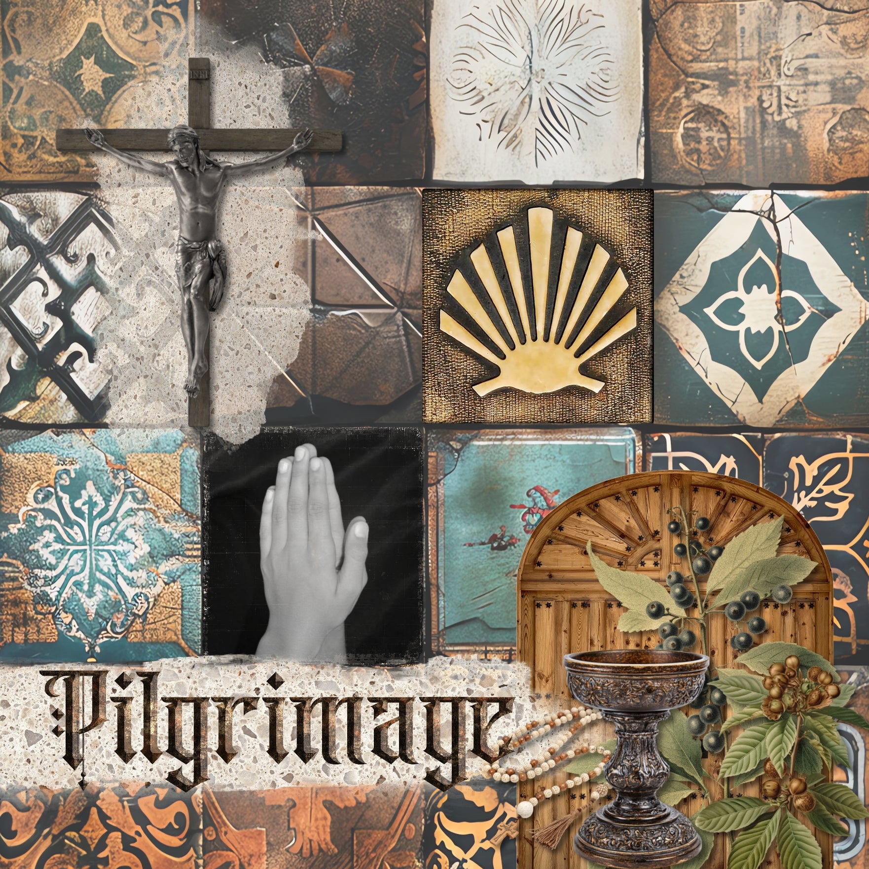 Camino de Santiago Alpha Digital Scrapbook Kit