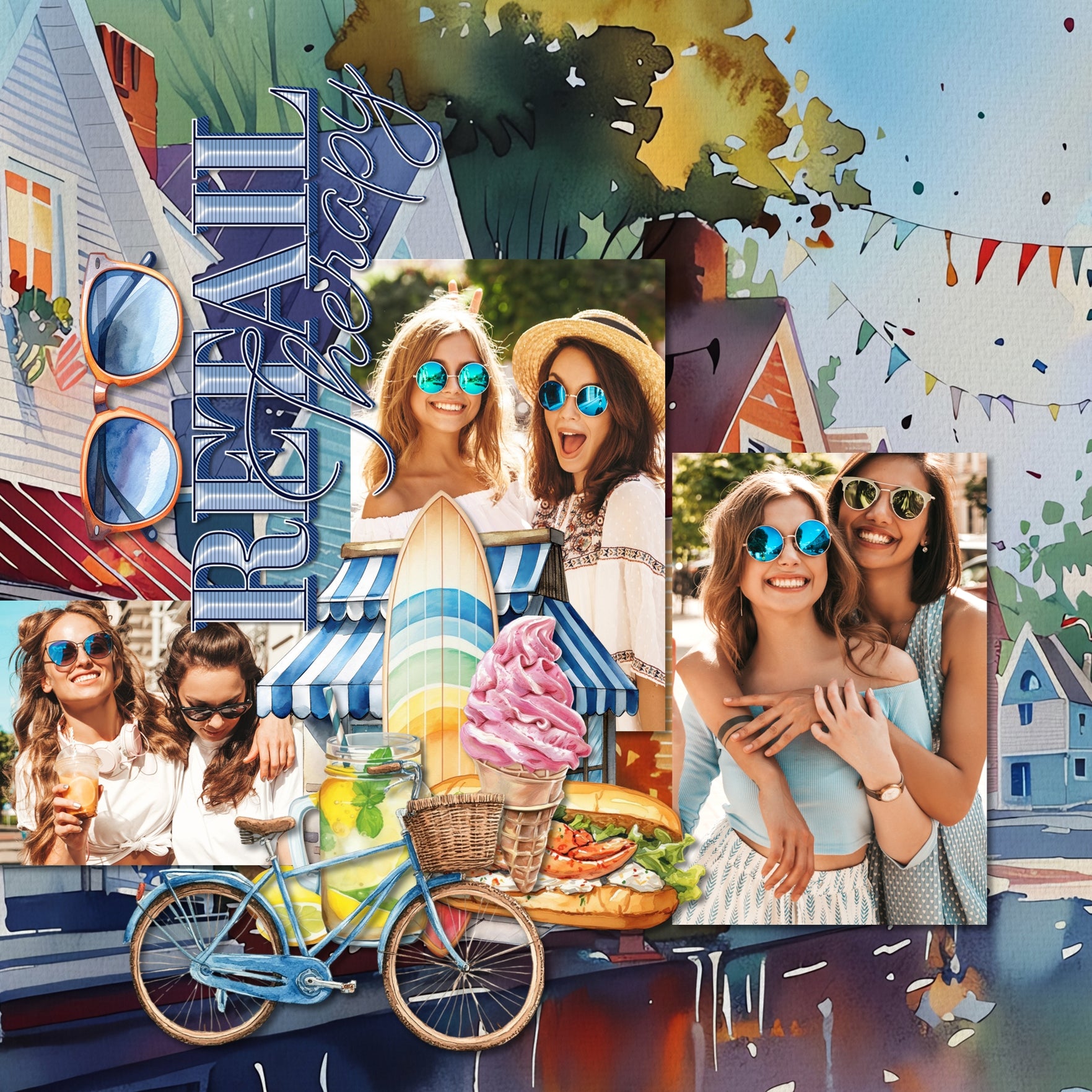 Add these beautiful watercolor nautical embellishments, papers, cluster embellishments, stamps, and alpha set by Lucky Girl Creative digital art to all your digital scrapbooking pages. Great for Cape Cod, coastal Maine, New England, Rhode Island, Outer Banks, North Carolina, Massachusetts South Coast pages, Nantucket, Martha's Vineyard, and other beach and seaside locations. From whale watching and biking the coastal Cape Cod Rail Trail to historical museums and ocean dining, this collection has it all.