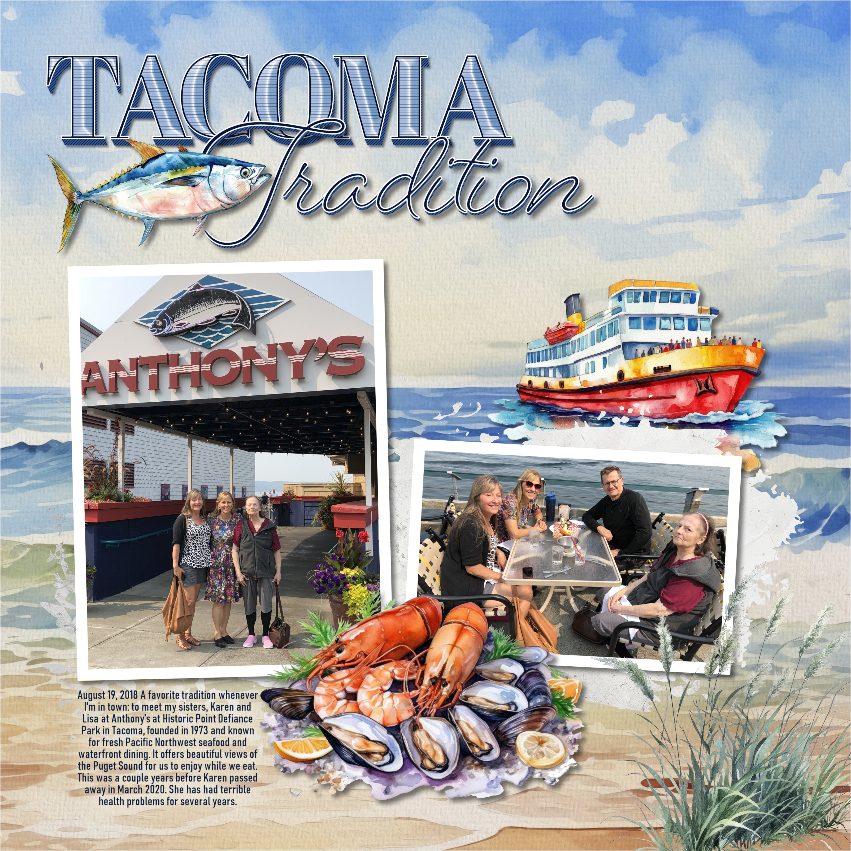 Add these beautiful watercolor nautical embellishments, papers, cluster embellishments, stamps, and alpha set by Lucky Girl Creative digital art to all your digital scrapbooking pages. Great for Cape Cod, coastal Maine, New England, Rhode Island, Outer Banks, North Carolina, Massachusetts South Coast pages, Nantucket, Martha's Vineyard, and other beach and seaside locations. From whale watching and biking the coastal Cape Cod Rail Trail to historical museums and ocean dining, this collection has it all.