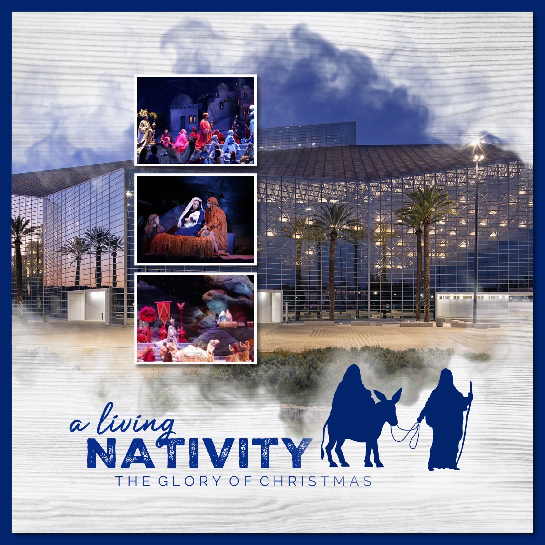 Christmas Nativity Silhouettes Digital Scrapbook Kit