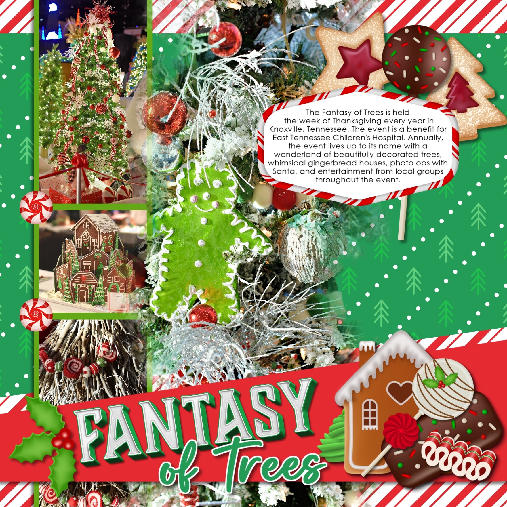 Add these sweet embellishments, bold patterned papers, clusters, and 2 alpha sets by Lucky Girl Creative digital art to all your holiday digital scrapbooking pages! In hues of red, green, and white, these sweet elements add so much fun to all your Christmas projects including greeting cards and holiday decor. Embellishments include cake pop, cake, candy cane, candy cane frames, heart, candy corn, gingerbread house, cookie, star, Christmas tree, cupcake, elf, penguin, Santa Claus, snowflake, wreath, and more