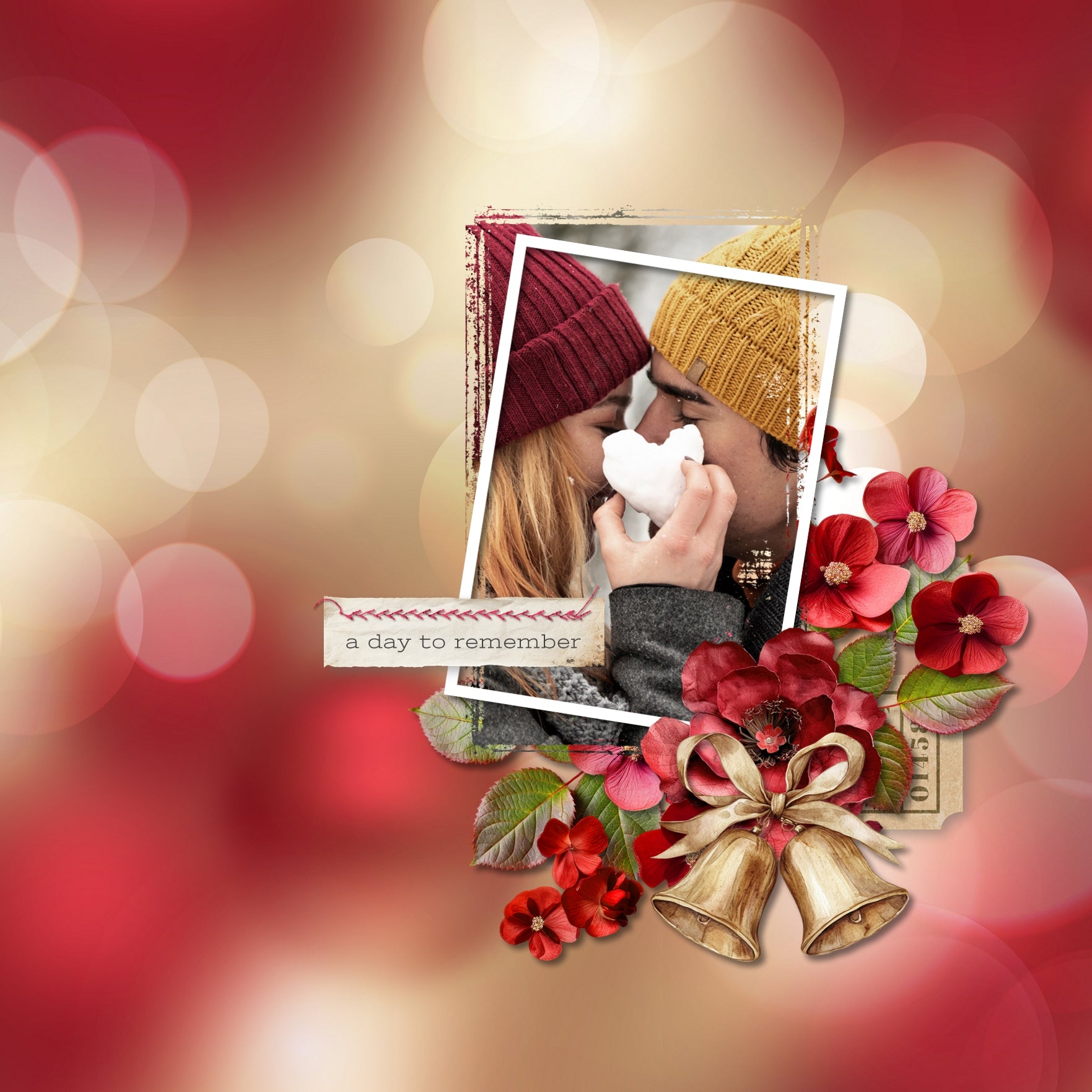 With red and green sparkling bokeh lights, glitter, paneled wood, twinkling lights, and watercolor plaid, this digital scrapbooking paper bundle by Lucky Girl Creative digital art offers 100 perfect backdrops to tell your Christmas story.