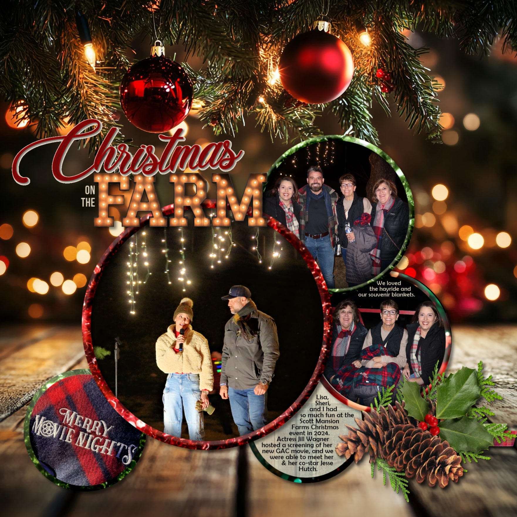 With red and green sparkling bokeh lights, glitter, paneled wood, twinkling lights, and watercolor plaid, this digital scrapbooking paper bundle by Lucky Girl Creative digital art offers 100 perfect backdrops to tell your Christmas story.