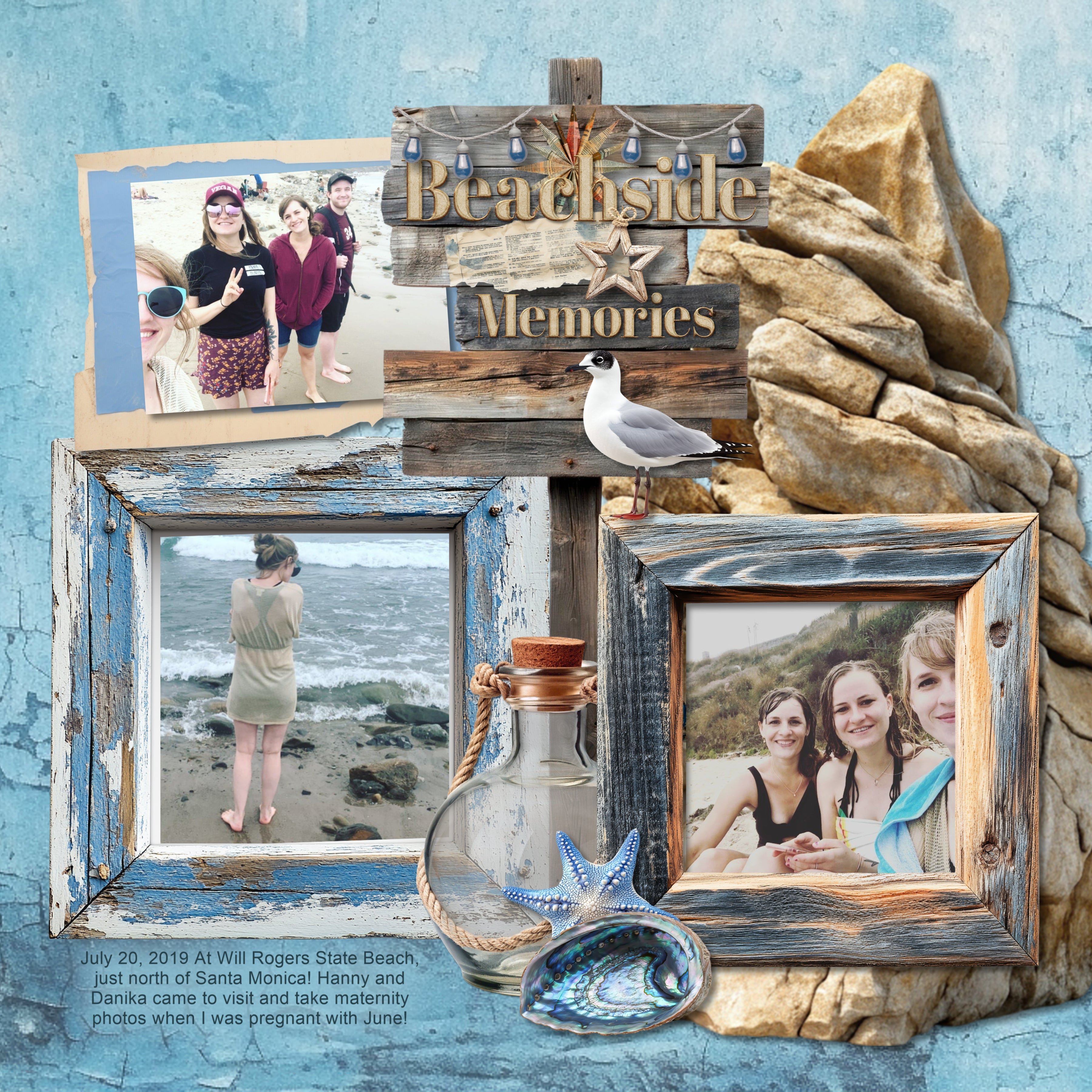 Peaceful and calm, these coastal inspired embellishments, papers, and alpha set by Lucky Girl Creative digital art will add a warm touch to all your digital scrapbooking pages. Perfect for beach vacations, sailing and fishing adventures, trips to the seaside, ocean adventures, and even the aquarium with delightful sea life. Embellishments include seagull, crab, crab trap, puffer fish, fish, otter, sea slug, seahorse, seal, shark, whale, beach chair, lounge chair, beach, ocean, coast, sea, coastal, decor