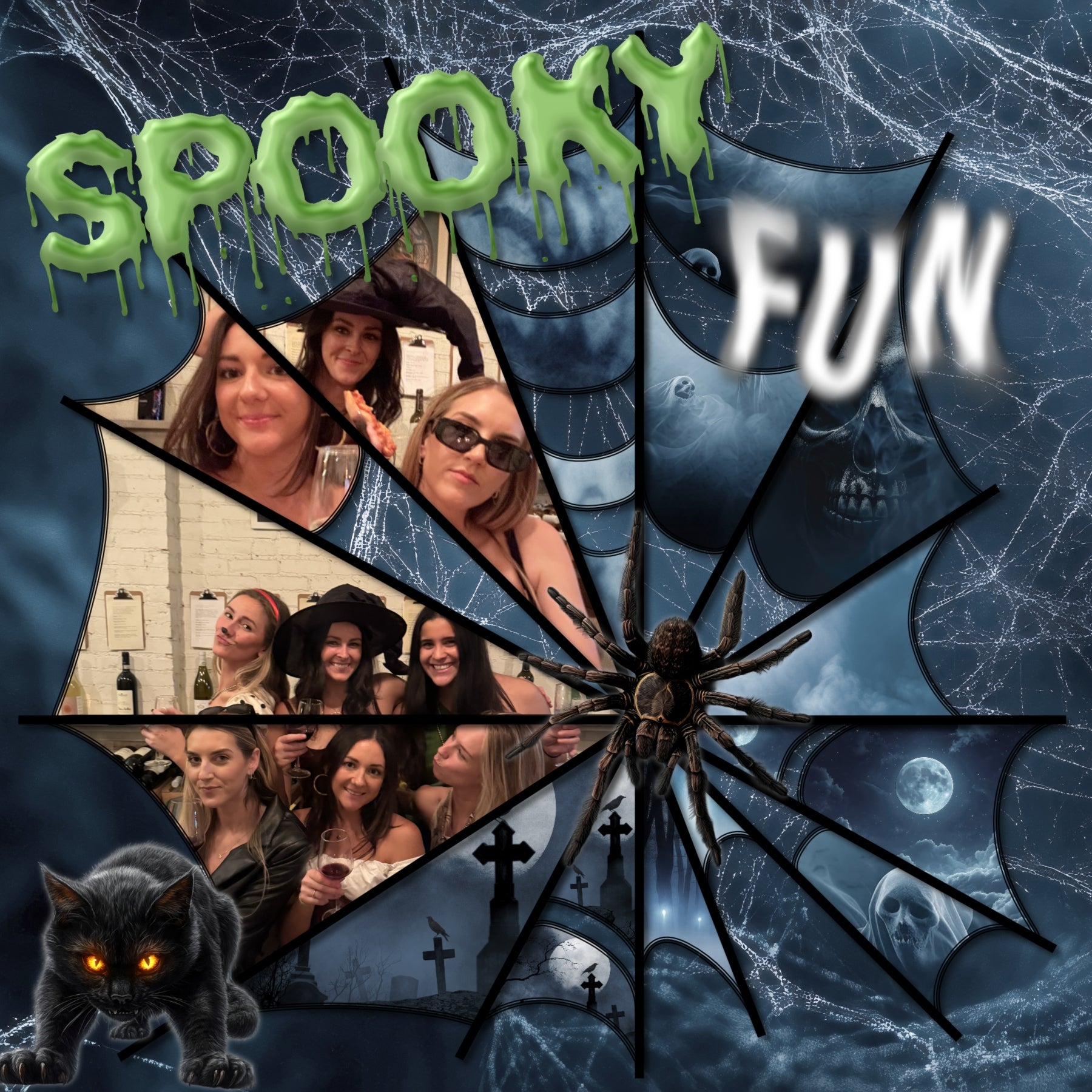 Step into the shadows with a Halloween collection filled with creepy charm, eerie details, and wickedly haunted embellishments and papers by Lucky Girl Creative digital art! This digital scrapbooking kit contains the Creepy Halloween Elements and Creepy Halloween Papers.