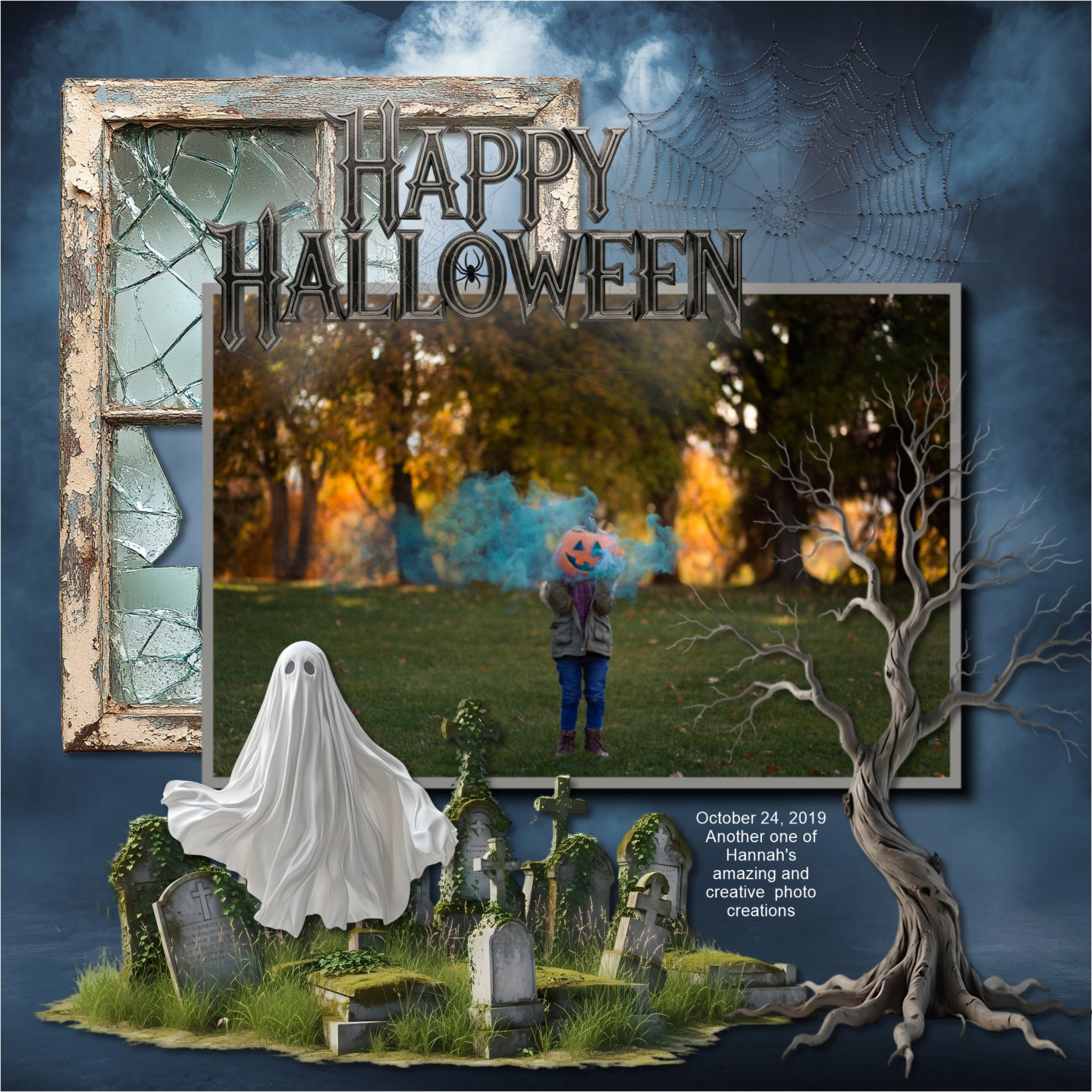 Step into the shadows with a Halloween collection filled with creepy charm, eerie details, and wickedly haunted embellishments and papers by Lucky Girl Creative digital art! This digital scrapbooking kit contains the Creepy Halloween Elements and Creepy Halloween Papers.