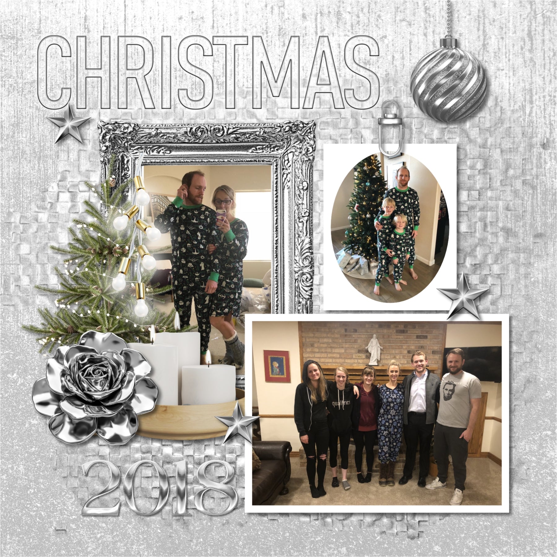 Collect the entire series of Curated Colors by Lucky Girl Creative digital art! Access your digital art in easy-to-use coordinated color palettes. Add these silver embellishments, textured and wood papers, alpha set, and everyday wire word art to all your digital scrapbooking pages and mix-and-match them on various projects throughout the year! Silver embellishments include fish, dog, puppy, futuristic automobile, car, heart balloon, star balloons, banner, pennant, basket, eye dropper, bow tie, and more.