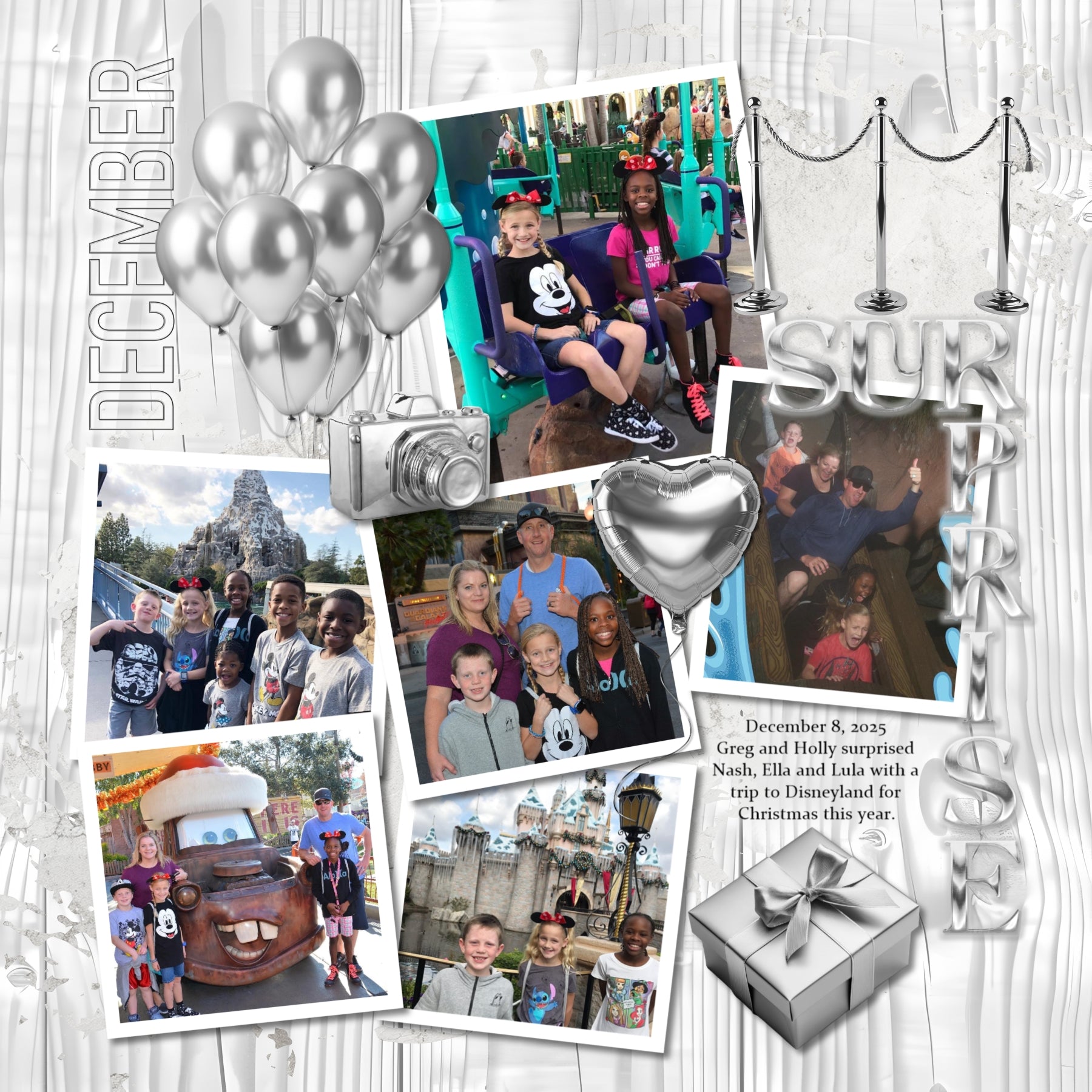 Collect the entire series of Curated Colors by Lucky Girl Creative digital art! Access your digital art in easy-to-use coordinated color palettes. Add these silver embellishments, textured and wood papers, alpha set, and everyday wire word art to all your digital scrapbooking pages and mix-and-match them on various projects throughout the year! Silver embellishments include fish, dog, puppy, futuristic automobile, car, heart balloon, star balloons, banner, pennant, basket, eye dropper, bow tie, and more.