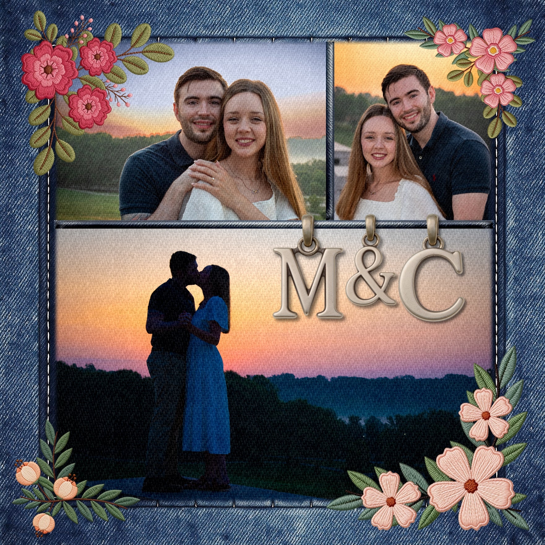 Pewter Charm Alpha Digital Scrapbook Kit