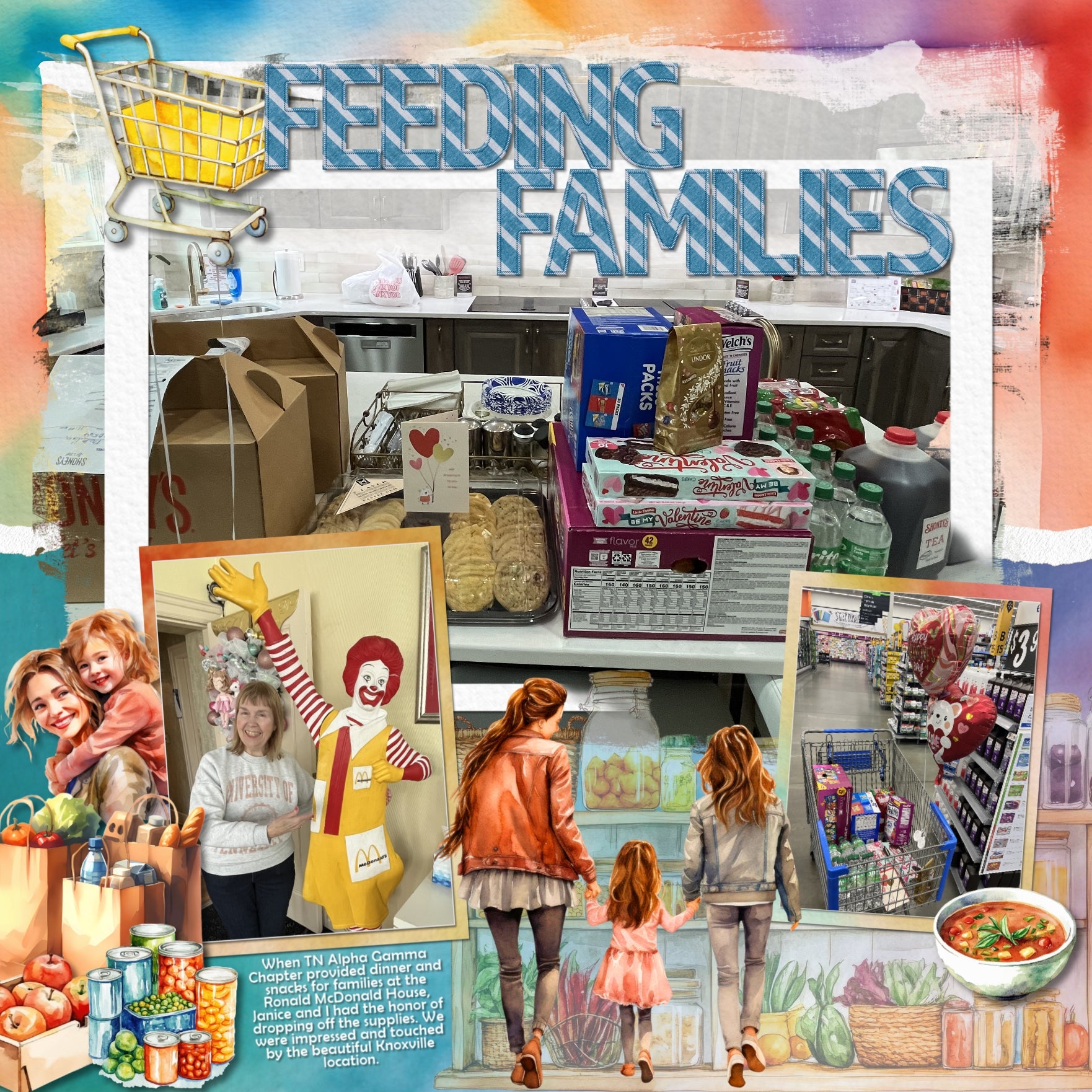 These digital scrapbooking watercolor embellishments, papers, alpha set, and word art by Lucky Girl Creative digital art are great for non-profit charities, giving, donating, after school programs, and volunteering for various organizations and clubs. Big Brothers and Big Sisters of America, UNICEF, St. Jude Children's Hospital, Boys &amp; Girls Club of America, YMCA, Samaritan's Purse, Operation Christmas Child, Planned Parenthood, World Literacy Foundation, Humane Society, World Vision, Women's Shelter