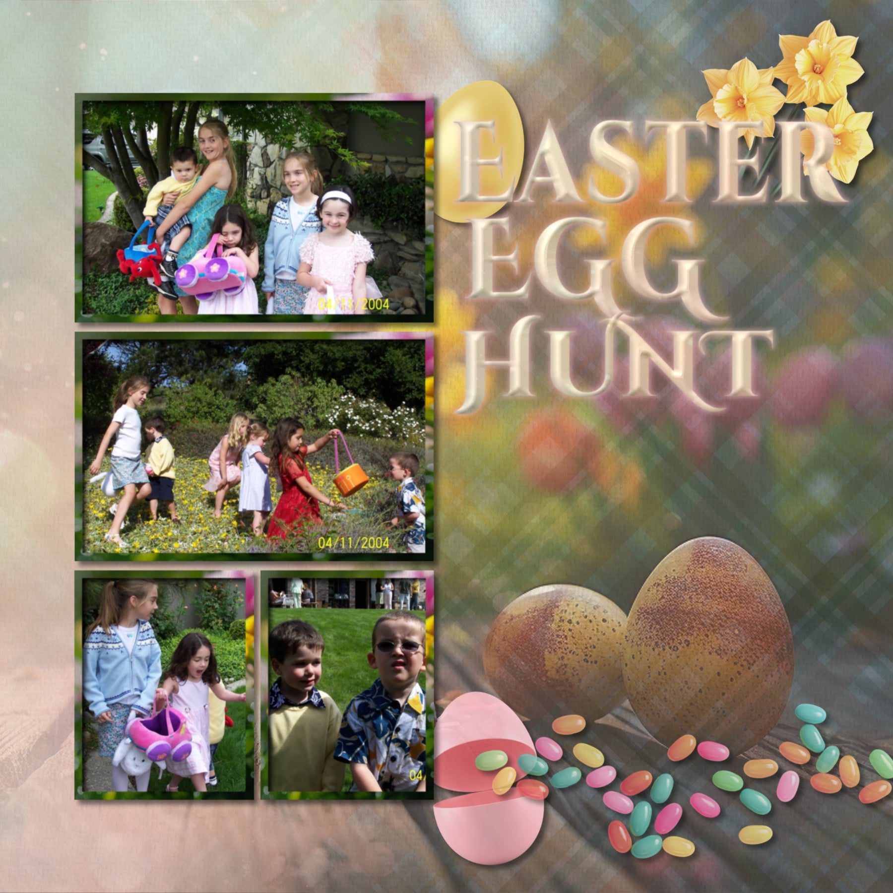 Enjoy the spring and Easter season with these seasonal digital scrapbooking background papers in soft pastel tones by Lucky Girl Creative digital art. The bundle includes 5 paper packs including bokeh, vintage ephemera, shabby chic, plaid, and outdoor and nature themes. 