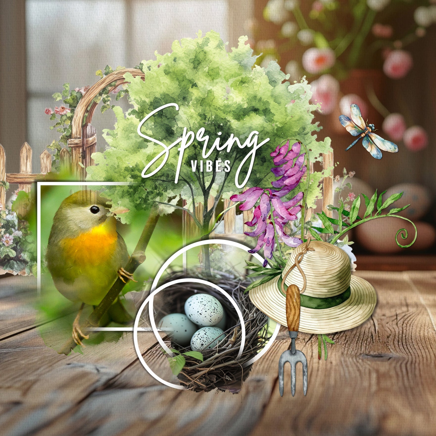 Enjoy the spring and Easter season with these seasonal digital scrapbooking background papers in soft pastel tones by Lucky Girl Creative digital art. The bundle includes 5 paper packs including bokeh, vintage ephemera, shabby chic, plaid, and outdoor and nature themes. 