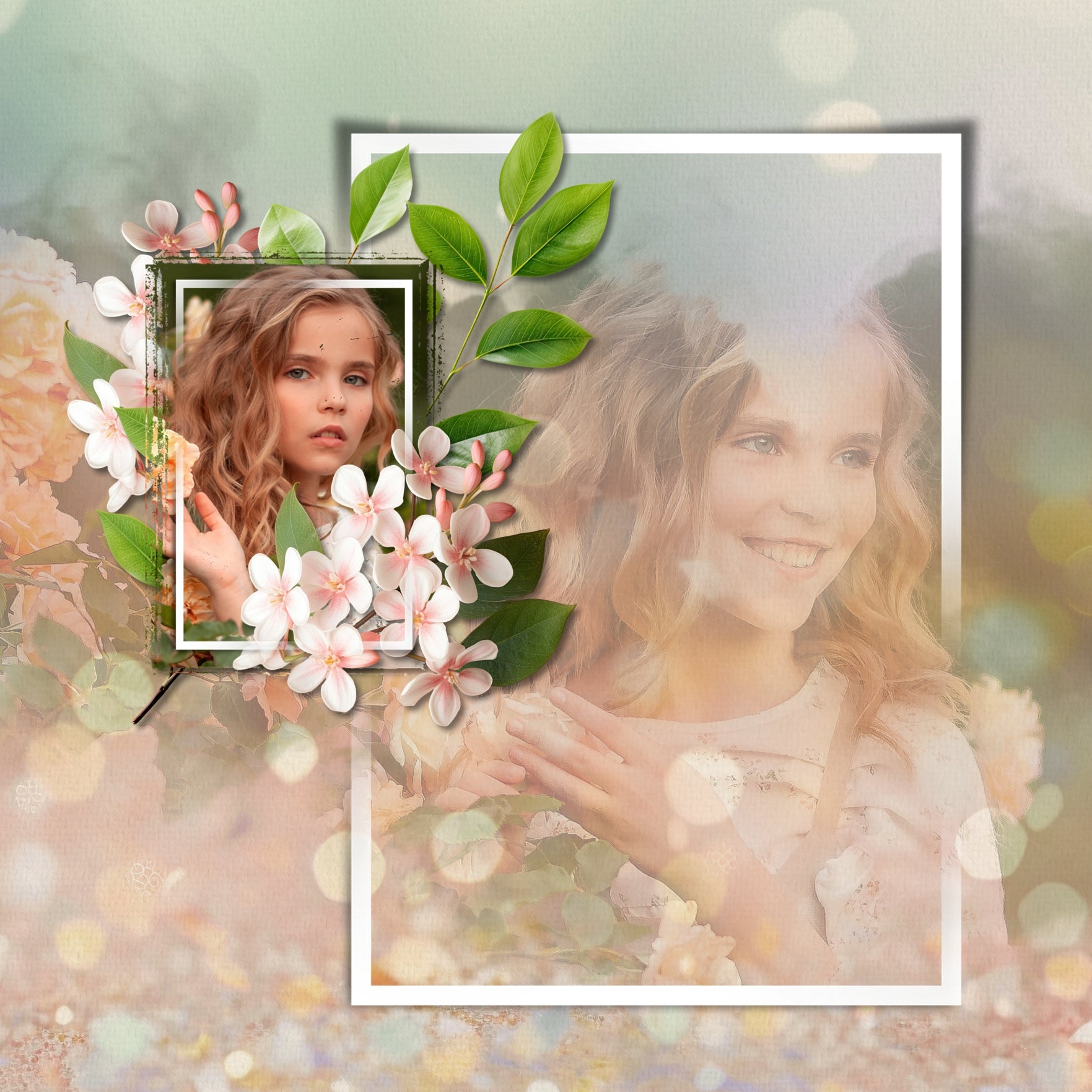 Enjoy the spring and Easter season with these seasonal digital scrapbooking background papers in soft pastel tones by Lucky Girl Creative digital art. The bundle includes 5 paper packs including bokeh, vintage ephemera, shabby chic, plaid, and outdoor and nature themes. 