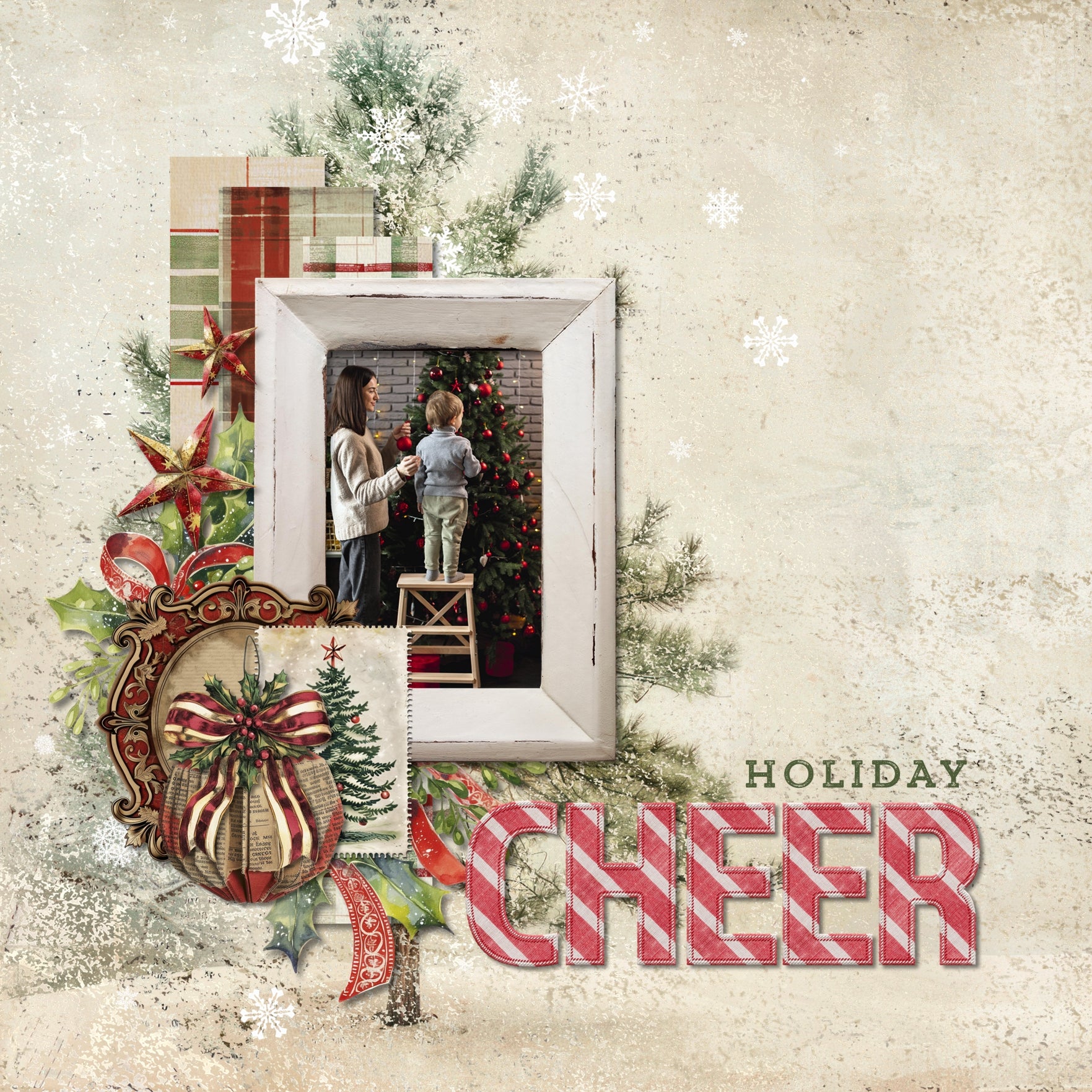 Easy Masks Grunge Textures 11 - 15 Digital Scrapbook Bundle