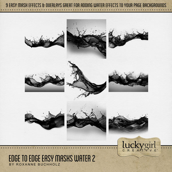 Edge to Edge Easy Masks Mega Digital Scrapbook Bundle 3