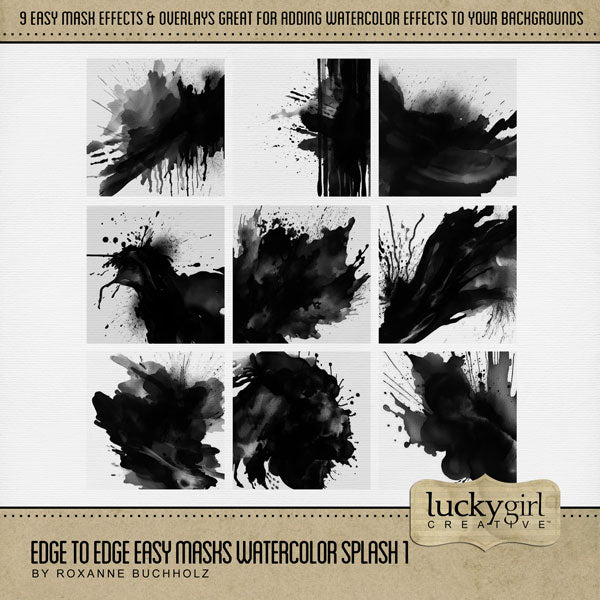 Edge to Edge Easy Masks Mega Digital Scrapbook Bundle 2