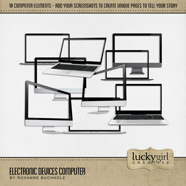 Electronic Devices Digital Scrapbook Bundle