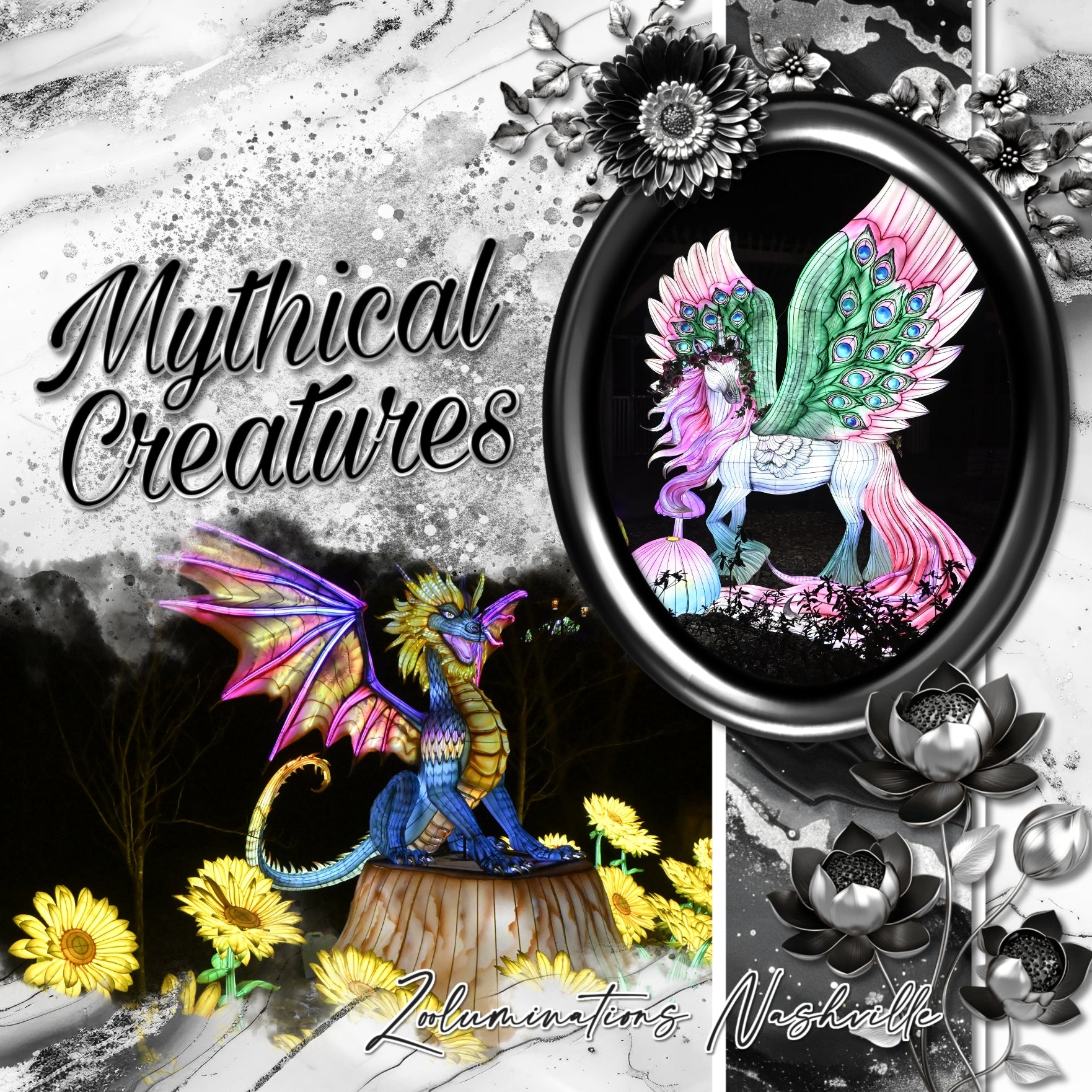 Celebrate all the special occasions in life with this beautiful bundle of black and silver embellishments, papers, and script alpha set by Lucky Girl Creative digital art. Great for wedding, anniversary, birthday, prom, black tie events, graduation, and more. Embellishments include a variety of flowers and black and silver scatters of stardust glitter. Papers include black and silver plus white and silver marble papers. Alpha is a beautiful black and silver script.