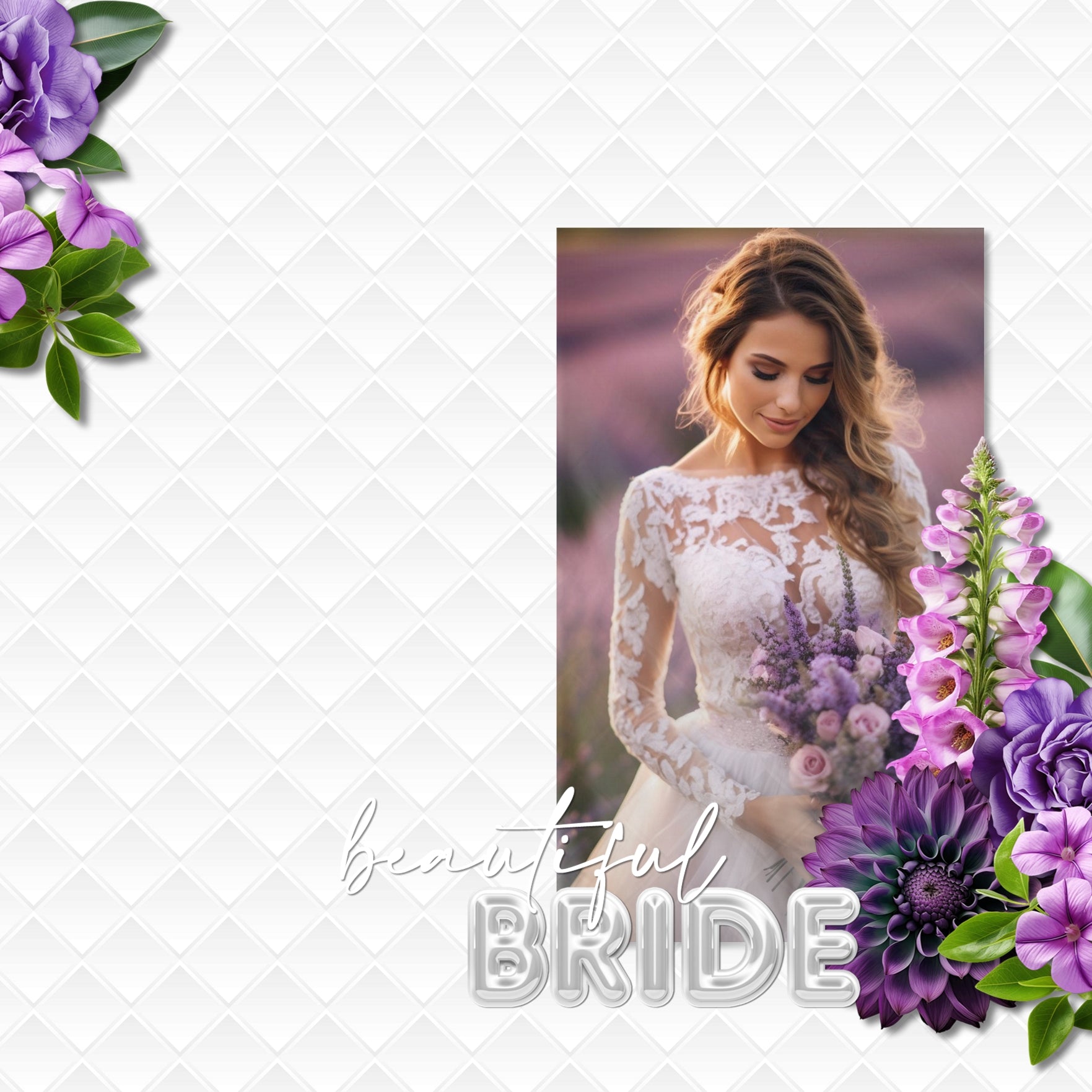 These beautiful white embossed digital scrapbooking papers by Lucky Girl Creative digital art are the perfect background for everyday and special occasions, too! Wonderful for wedding, graduation, baby, birthday, and anniversary! This kit is included in the White Embossed Papers Bundle.