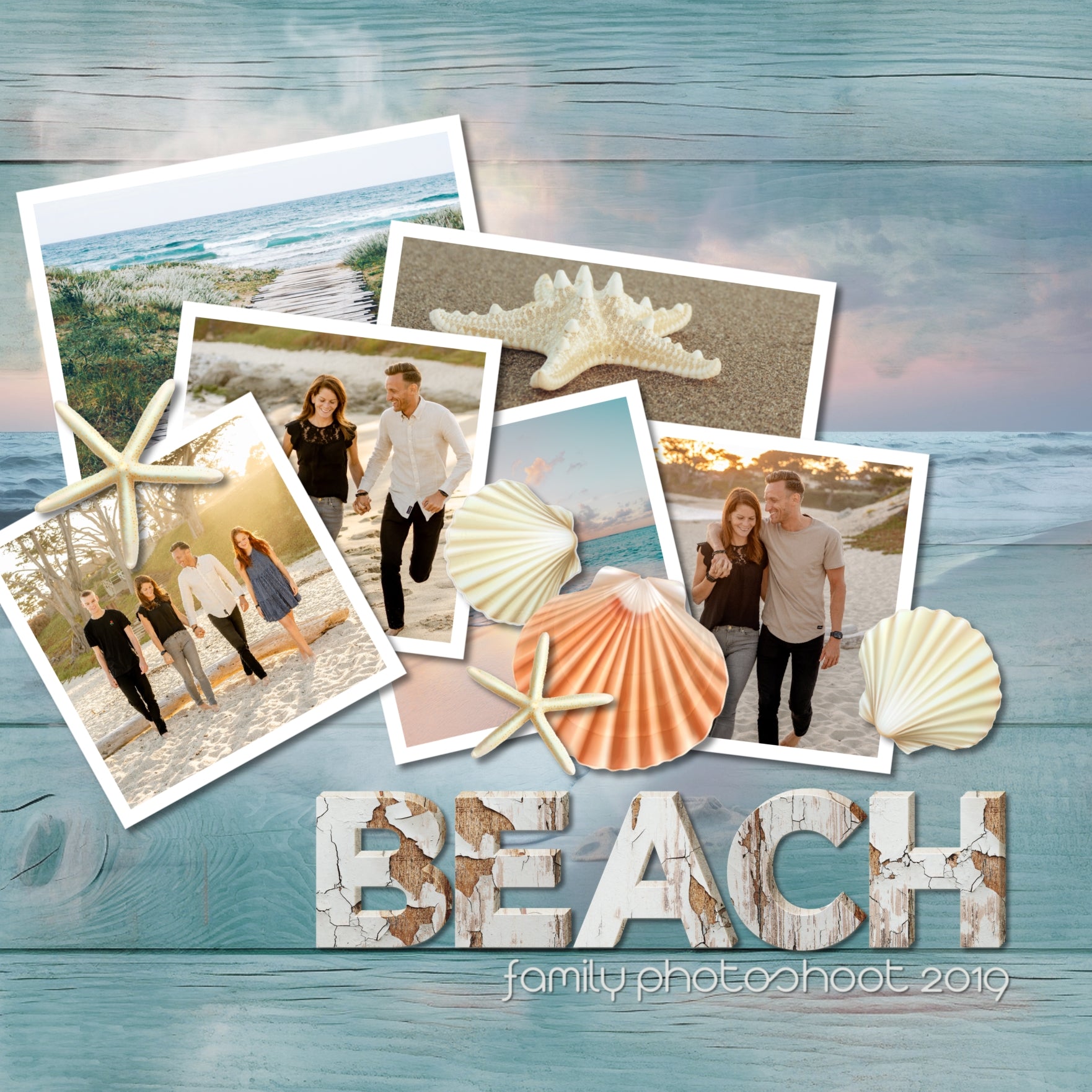 Beach 1 Digital Scrapbook Bundle