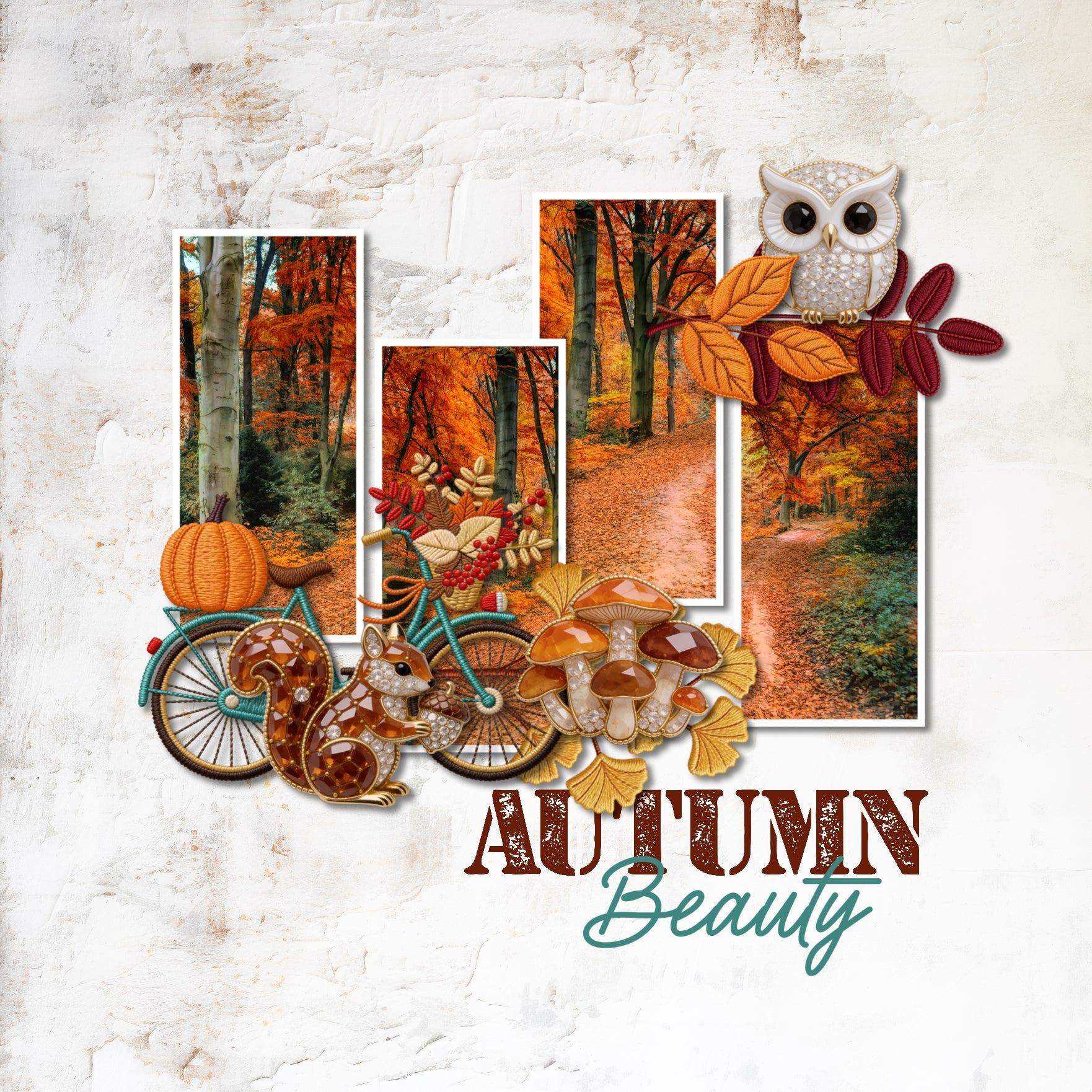Celebrate the cozy charm of autumn with playful embroidered patch embellishments by Crafty Clover digital art! Featuring finely stitched patch designs, these fun, fall digital embellishments are perfect for adding a touch of fall magic to your creative projects. Whether you're capturing pumpkin patch adventures, apple-picking outings, hayrides, Halloween fun, or those beautiful crisp autumn days, these delightful embellishments bring seasonal personality and playful charm to every page.
