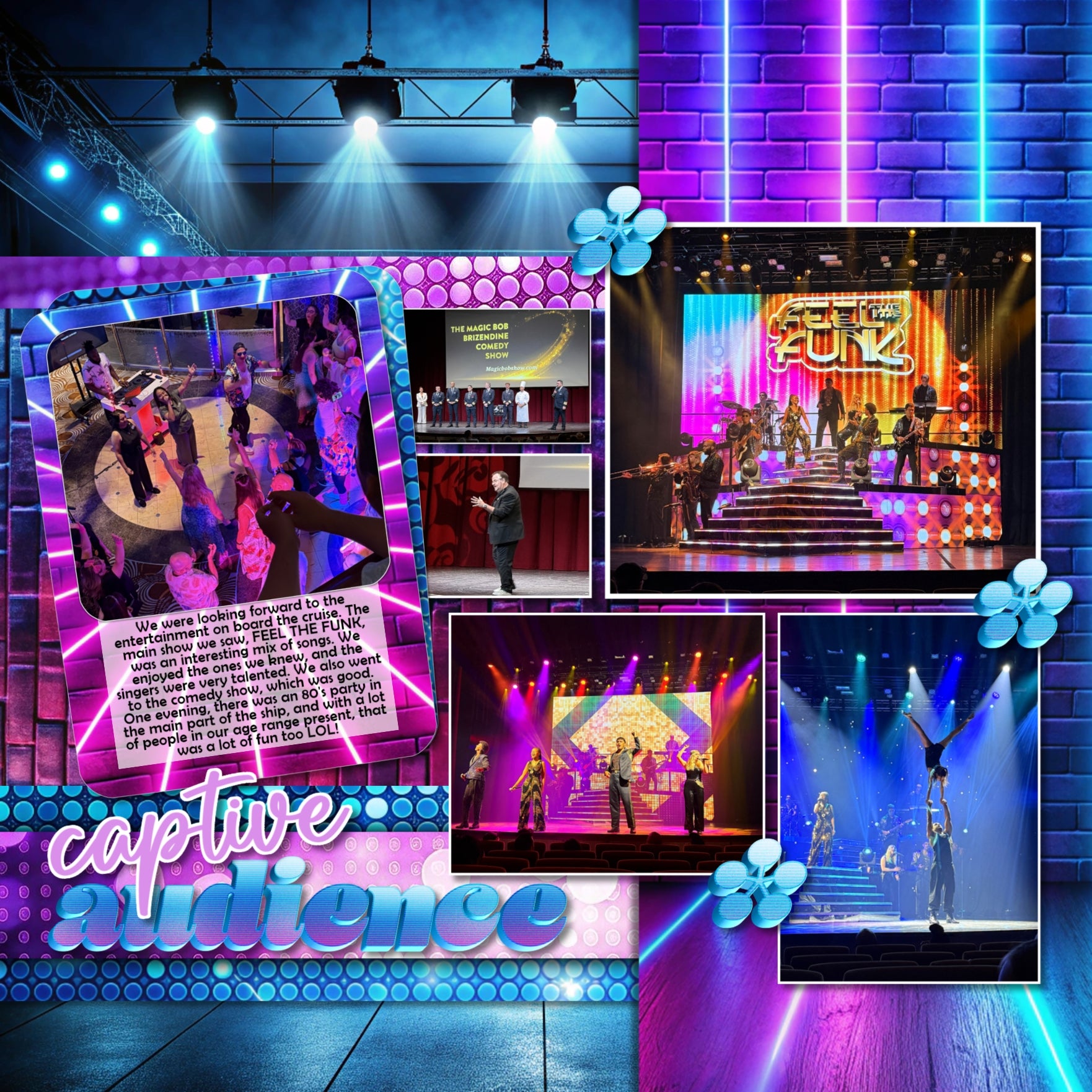 Have fun with these neon lights papers by Lucky Girl Creative digital art in purple and blue! Perfect for music concerts, festivals, comedy clubs and karaoke, as well as school and theater performances. With glowing neon lights against a brick background, these papers are a wonderful backdrop for your digital scrapbooking pages. This kit is included in the Festival Papers & Pins Bundle.