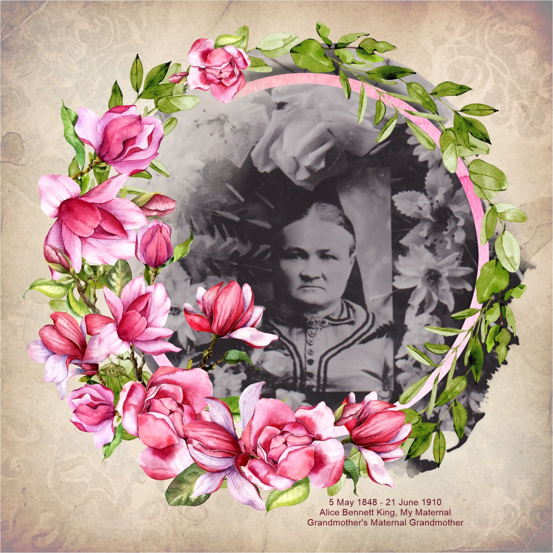 Capture the special moments of your wedding or flower garden with this mix of watercolor and hand drawn magnolias by Lucky Girl Creative digital art. Great for wedding invitations, save the date cards, albums, decor, and even spring and summer pages, too! This kit is included in the Flower Watercolor Bouquet Bundle 1.