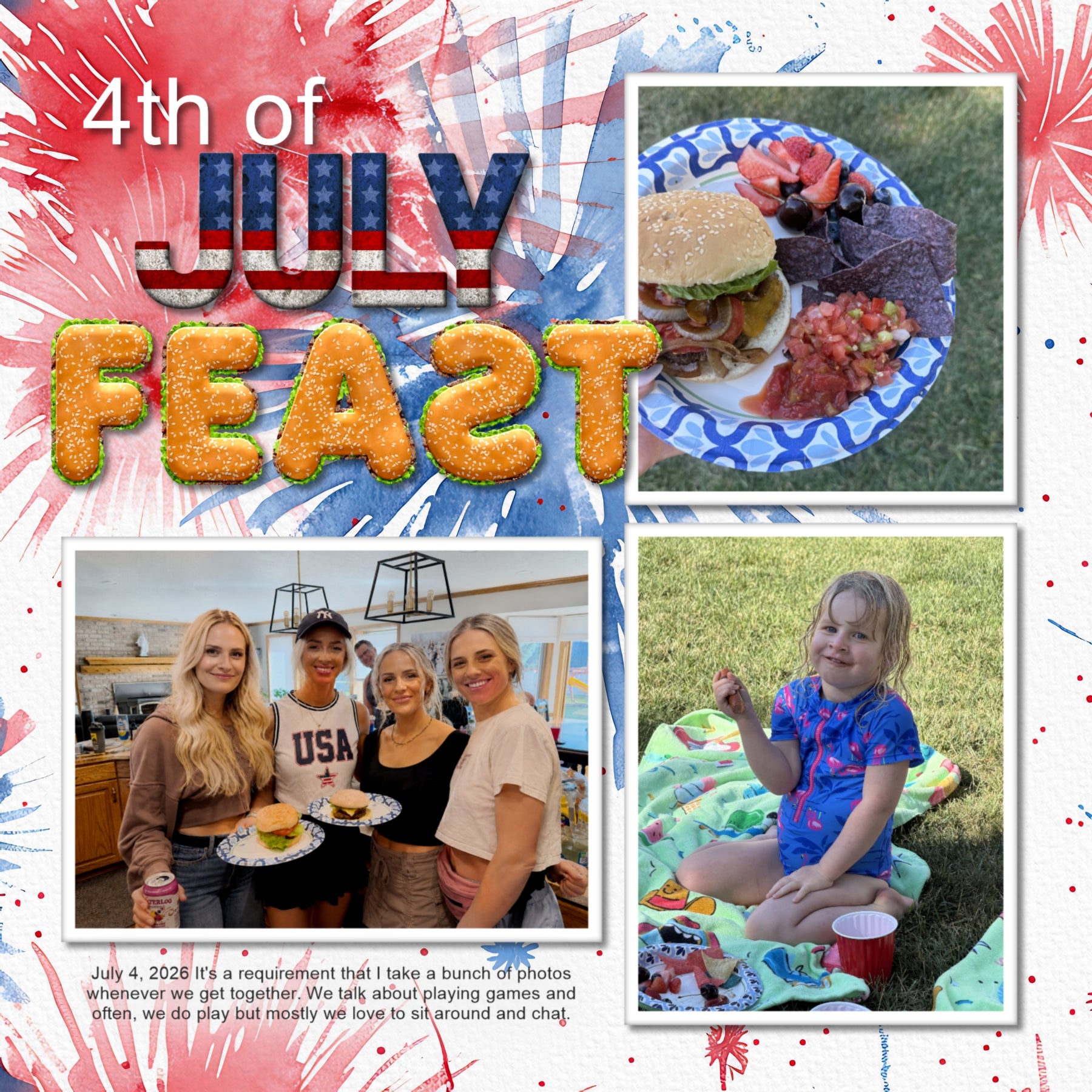 Showcase your favorite fast food restaurants, recipes, and cookbook favorites with these fun digital scrapbooking alphabet letters, numbers, and punctuation by Lucky Girl Creative digital art great for creating one-of-a-kind digital scrapbooking page titles. Great for backyard barbecues and cookouts, too! This alpha set consists of a full set of digital art uppercase letters A-Z, numbers 0-9, and most punctuation. This alpha set is available as individual embellishments only. 