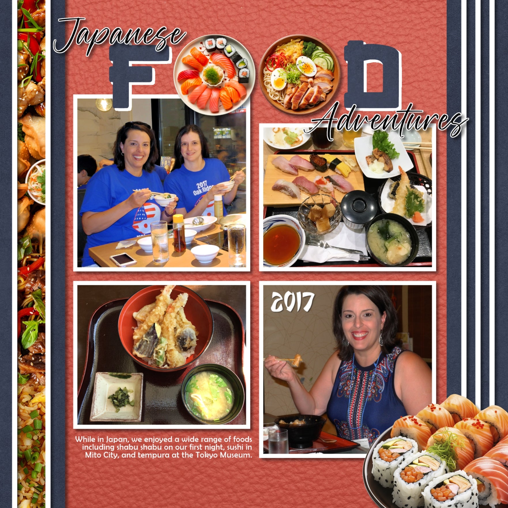 Food Lunch Digital Scrapbook Kit