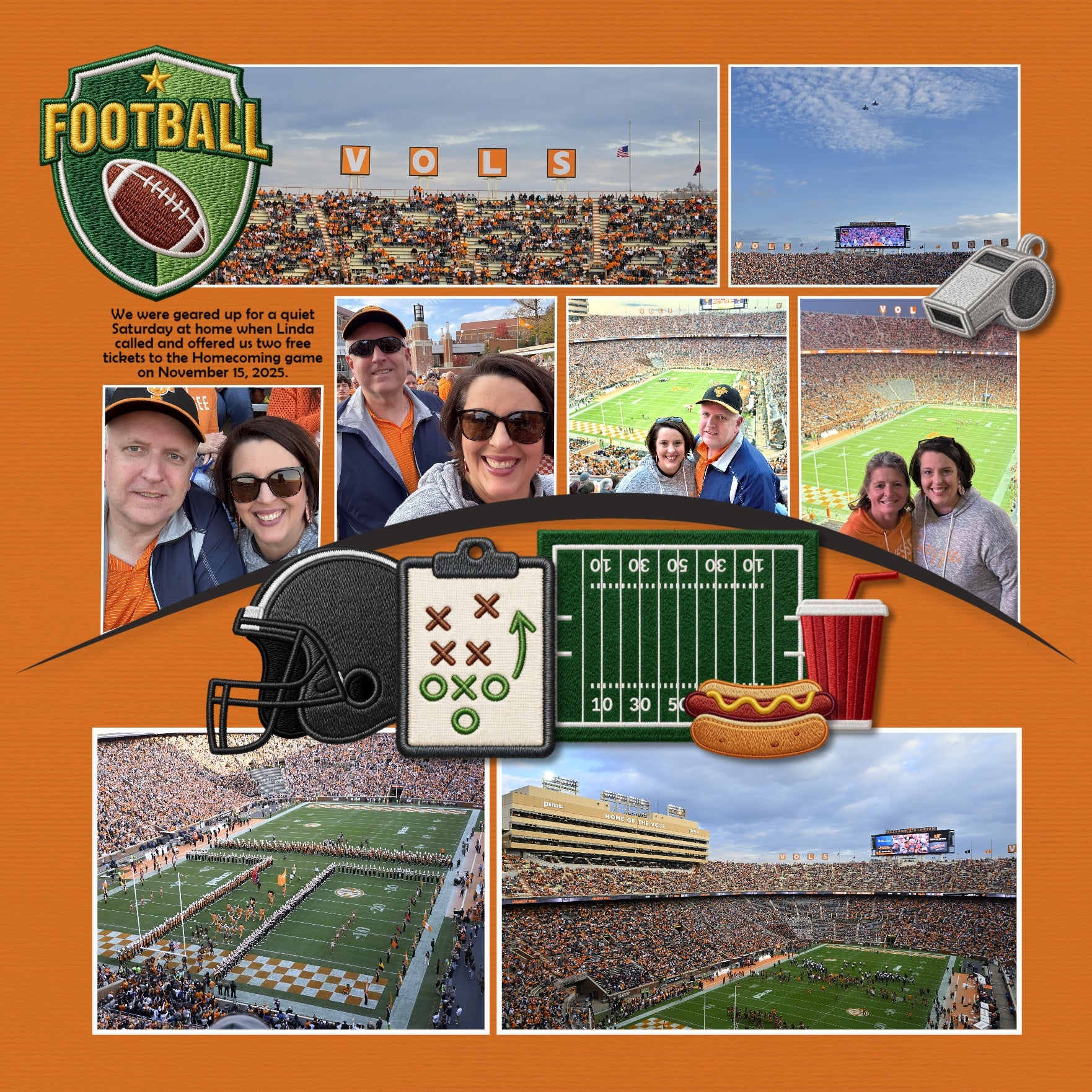 Accent your football digital scrapbooking pages with these fun embroidered patches by Crafty Clover digital art great for a team, player, coach, athlete, and volleyball sport fan! Embellishments include banner, bench, cap, hat, cheer, megaphone, pom pom, cone, first down, second down, third down, fourth down, drink, soda, drum, field, flag, pennant, hamburger, hot dog, football, game plan, helmet, goal posts, line marker, locker, mouth guard, patch, penalty flag, practice dummy, referee shirt, stripes