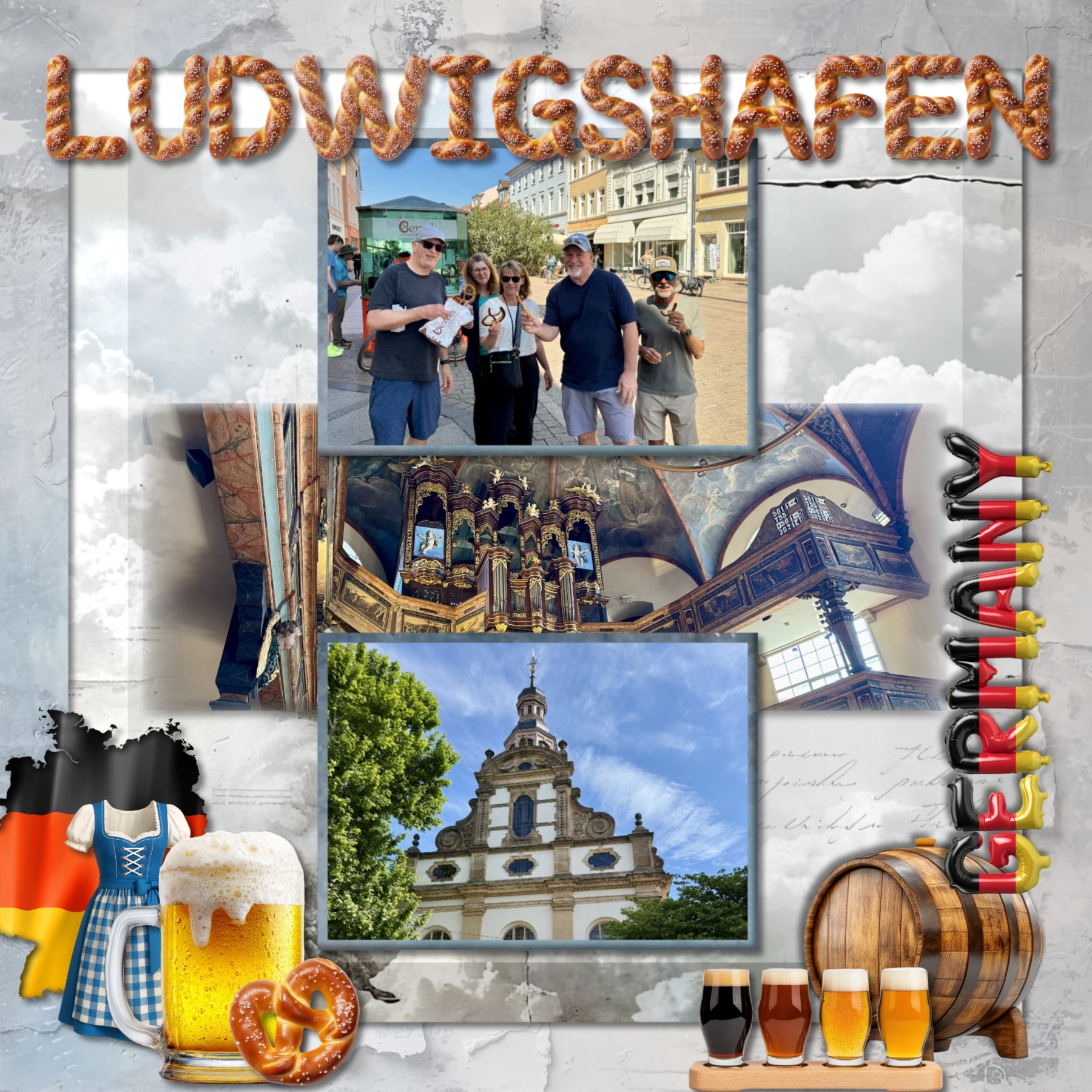 Adventure and explore through Germany with these realistic German embellishments, labels, metal signs, and alpha sets by Lucky Girl Creative digital art for digital scrapbooking. Great for vacations and holidays to Germany, German family heritage, and Oktoberfest! Elements can also be used for Europe, Austria, Switzerland, Netherlands, Denmark, and Belgium.