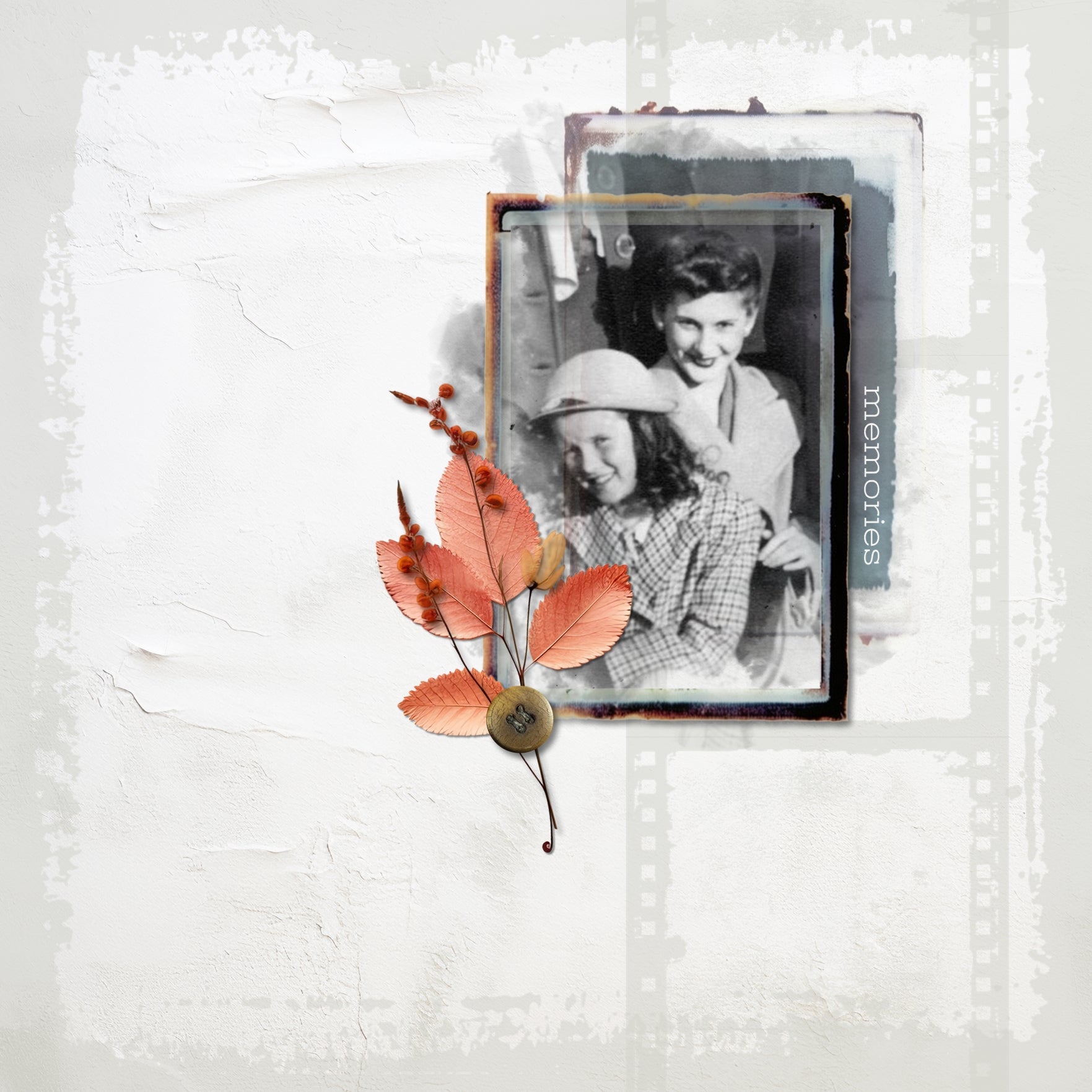 Accent your favorite photos or frame your digital scrapbook pages with these grunge film strip overlays by Lucky Girl Creative digital art. All elements in the kit are black and easily colorized or filled with your favorite papers to fit your chosen photos. This kit is included in the Grunge Photo Transfer Mega Bundle.