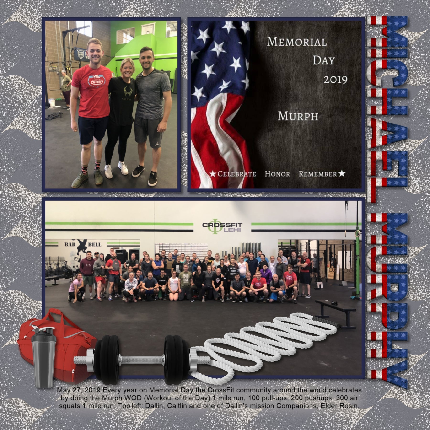 Celebrate your fitness journey! Whether you're documenting workout milestones, healthy habits, weight-loss achievements, or an active lifestyle, this versatile digital scrapbooking embellishments and patterned papers kit by Lucky Girl Creative digital art has everything you need to create inspiring digital scrapbooking pages. Embellishments include gym bag, duffle bag, balancing ball, scale, boxing bag, boxing gloves, boxing helmet, wrestling shoes, climbing wall, grip, compression sleeve, weights, dumbbell