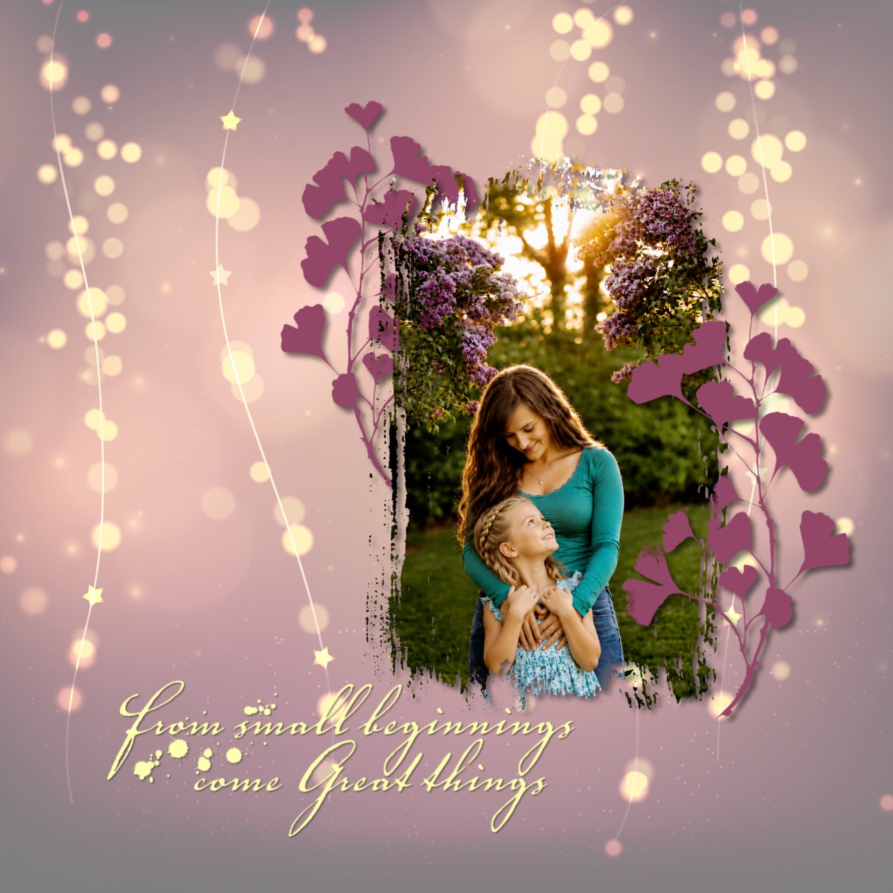 These hand painted flowers by Lucky Girl Creative digital art are easily colorized or filled with your favorite digital scrapbooking paper to fit your needs! Great for wedding as well as outdoor and nature pages. TIP: Try layering the embellishments and adding various levels of transparency for a one-of-a-kind look. This kit is NOT included in any bundle.