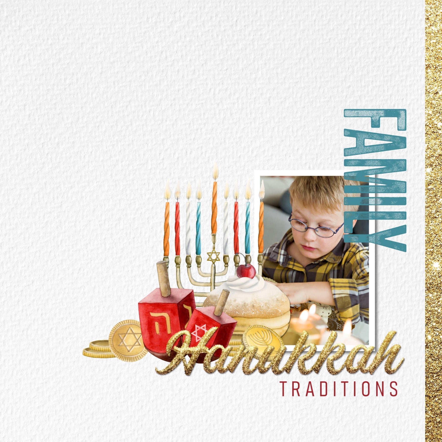 Add sparkle to all your Jewish holiday scrapbooking pages with elegant gold and glitter word art embellishments by Lucky Girl Creative digital art. Great for all Jewish holiday, feasts, faith, religion, and religious occasions. Embellishments include Lag B'Omer, Chanukah, Day of Atonement, Fasting, Feast of Booths, Feast of, Festival of Lights, Festival of Lots, Festival of Weeks, Festival of, First Fruits, Hanukkah, Holocaust, Honor, Independence Day, Israel, Israeli, Jewish, Love, Memorial Day, New Year, 