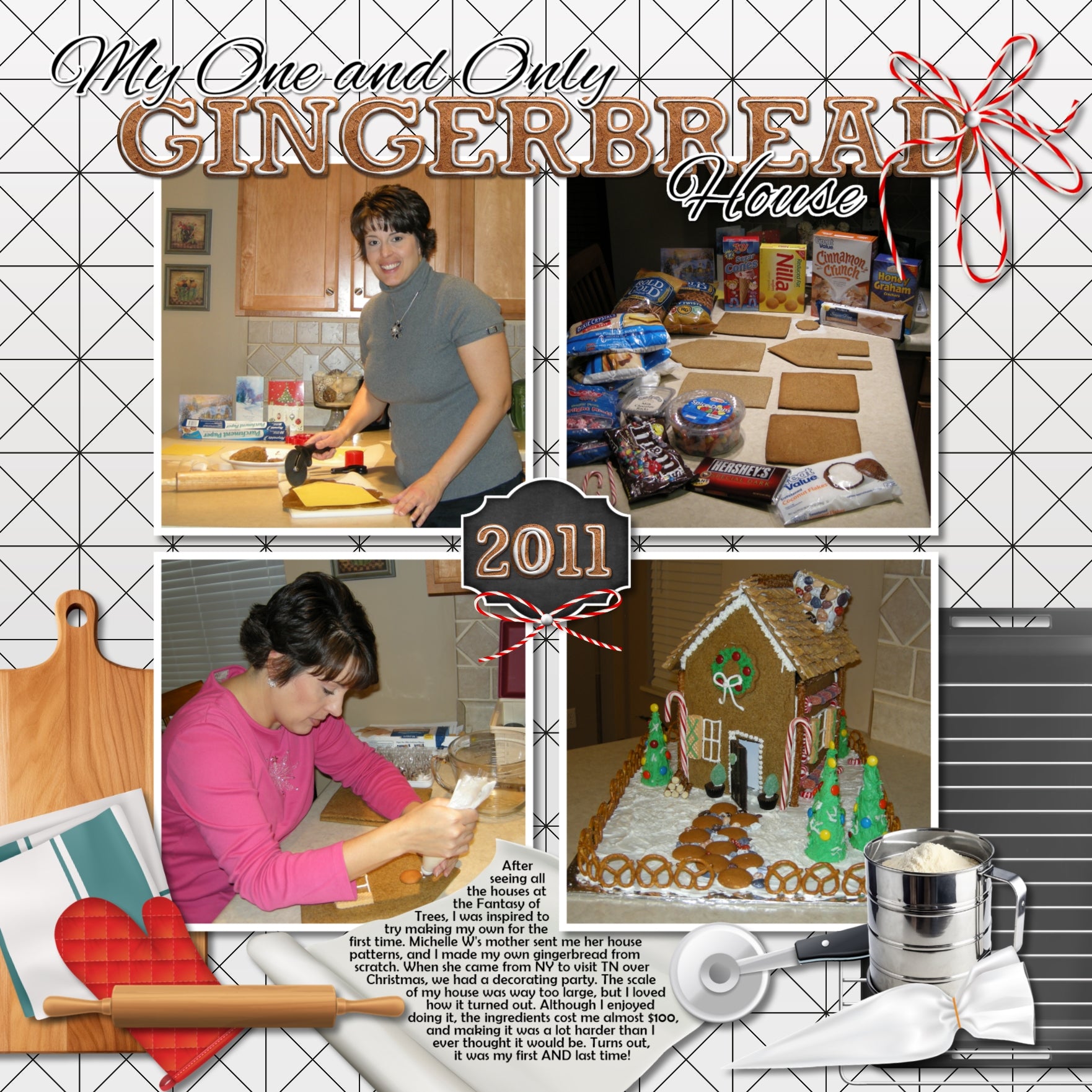 Kitchen Bakeware Digital Scrapbook Kit