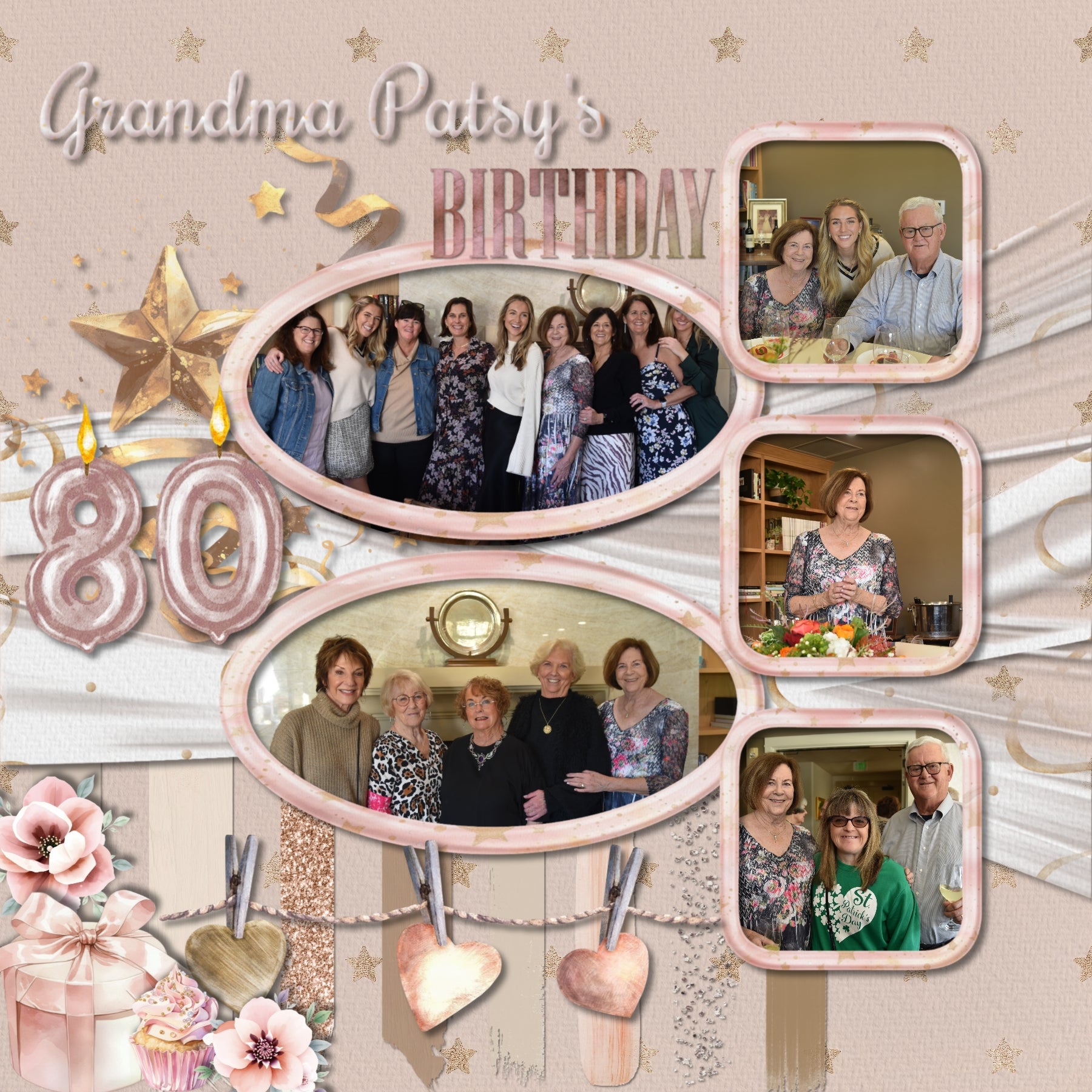 Celebrate the woman or girl in your life with these feminine watercolor embellishments, papers, word art, and clusters by Lucky Girl Creative digital art for digital scrapbooking. Great for birthday, girls night out, celebrations, and other girly activities. Embellishments include kitty, cat, balloon, banner, bunting, bathtub, book, bouquet, flowers, cake, candle, chair, clipboard, dress, confetti, streamer, crown, champagne, coffee, wine, envelope, avocado toast, Bundt cake, cheese, chocolate, strawberries
