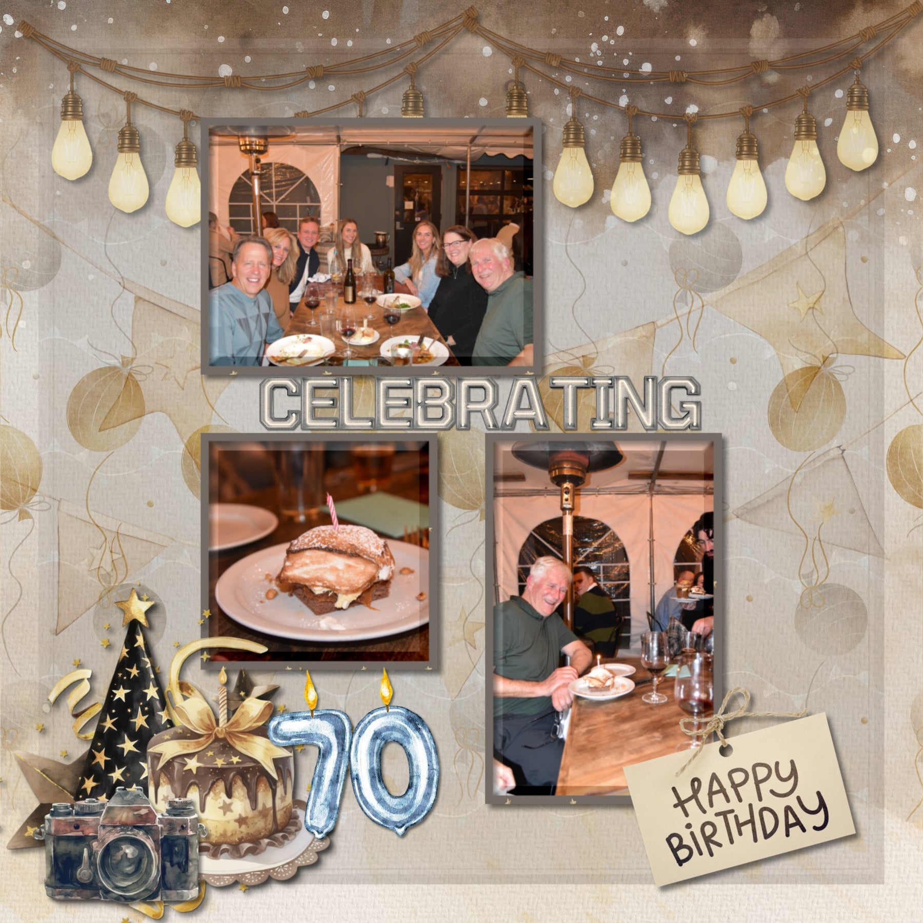 Celebrate the man in your life with these masculine watercolor embellishments, papers, word art, and clusters by Lucky Girl Creative digital art for digital scrapbooking. Great for birthday, boys night out, celebrations, and other manly activities. Embellishments include balloon, banner, bunting, flag, candle, party hat, books, camera, steering wheel, casino chips, poker chips, cigar, bowtie, hat, shoes, suit, suspenders, tie, compass, confetti, streamers, cowboy boots, cowboy hat, crown, dog