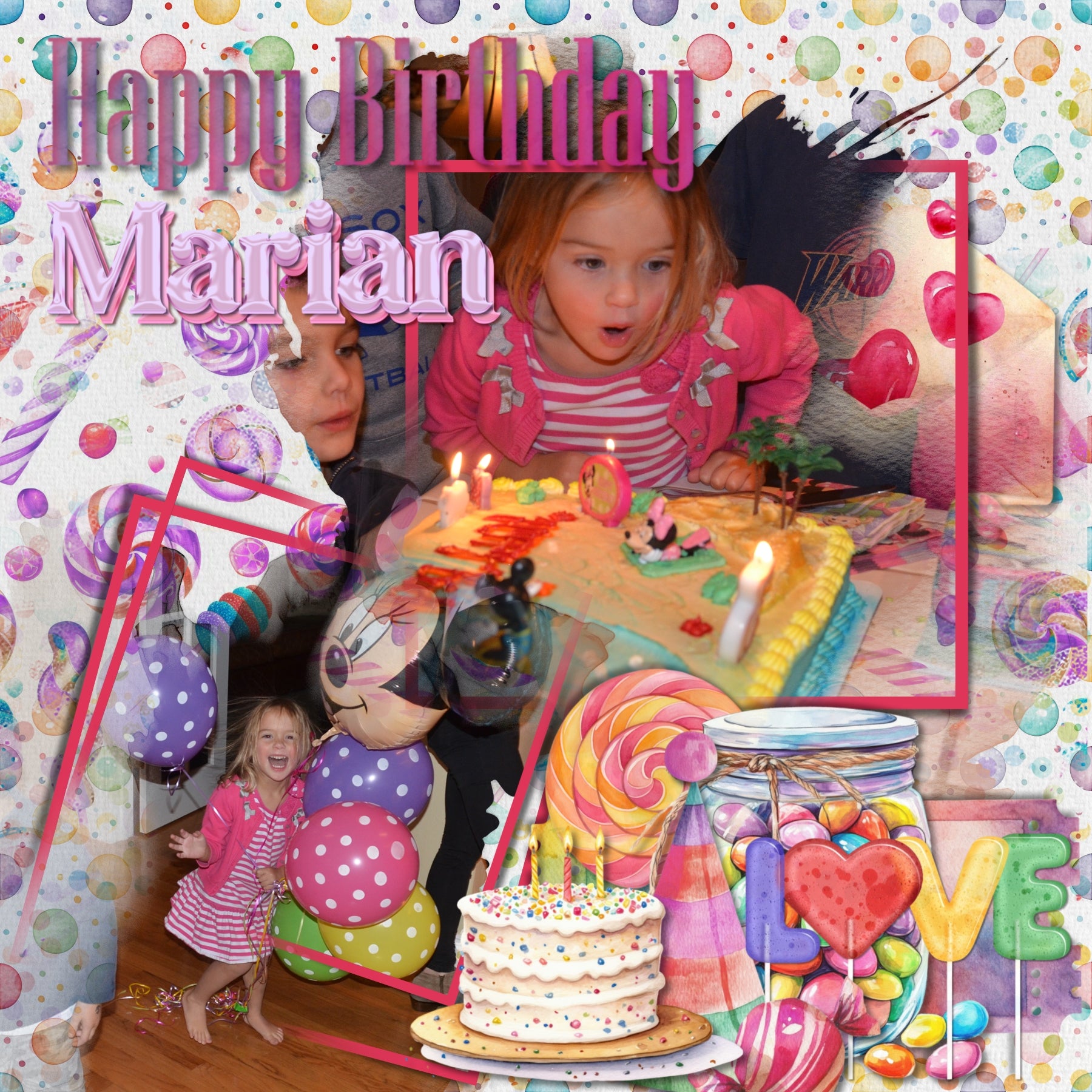 Celebrate the children in your life with these bright and playful watercolor embellishments, papers, word art, and clusters by Lucky Girl Creative digital art for digital scrapbooking. Great for birthday, boys, girls, celebrations, and carnival activities. Embellishments include balloon, monkey, frog, dog, giraffe, rabbit, bear, balloon arch, jumpy house, bounce house, banner, bunting, candle, goodie bag, carousel, car, clown, stars, confetti, cupcake, drink, soda, birthday cake, cake, candy, donut