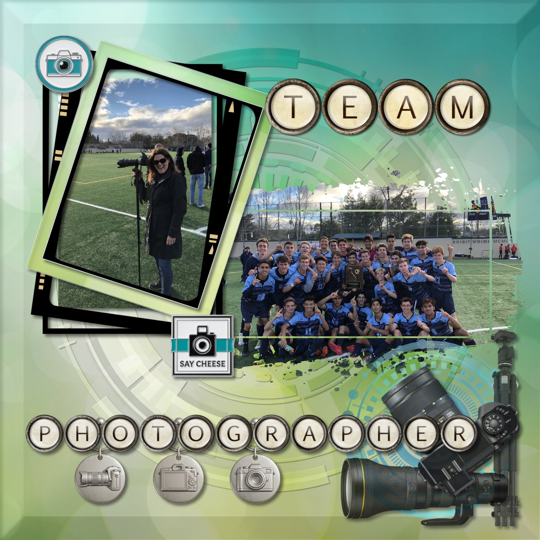 Camera Charms Digital Scrapbook Kit