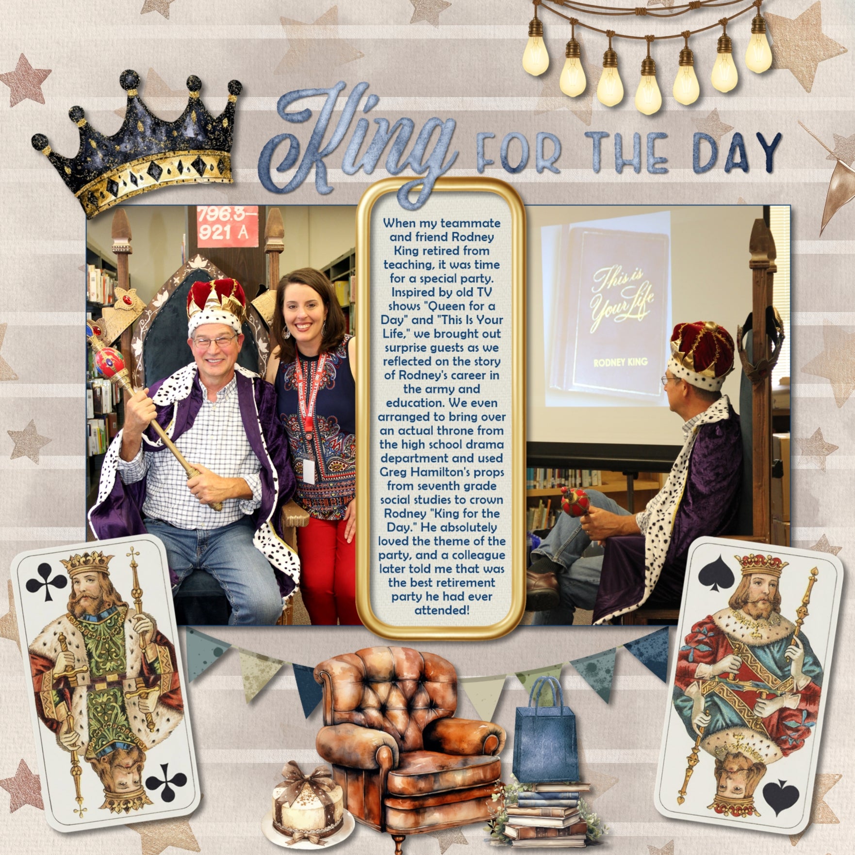 Celebrate the man in your life with these masculine watercolor embellishments, papers, word art, and clusters by Lucky Girl Creative digital art for digital scrapbooking. Great for birthday, boys night out, celebrations, and other manly activities. Embellishments include balloon, banner, bunting, flag, candle, party hat, books, camera, steering wheel, casino chips, poker chips, cigar, bowtie, hat, shoes, suit, suspenders, tie, compass, confetti, streamers, cowboy boots, cowboy hat, crown, dog