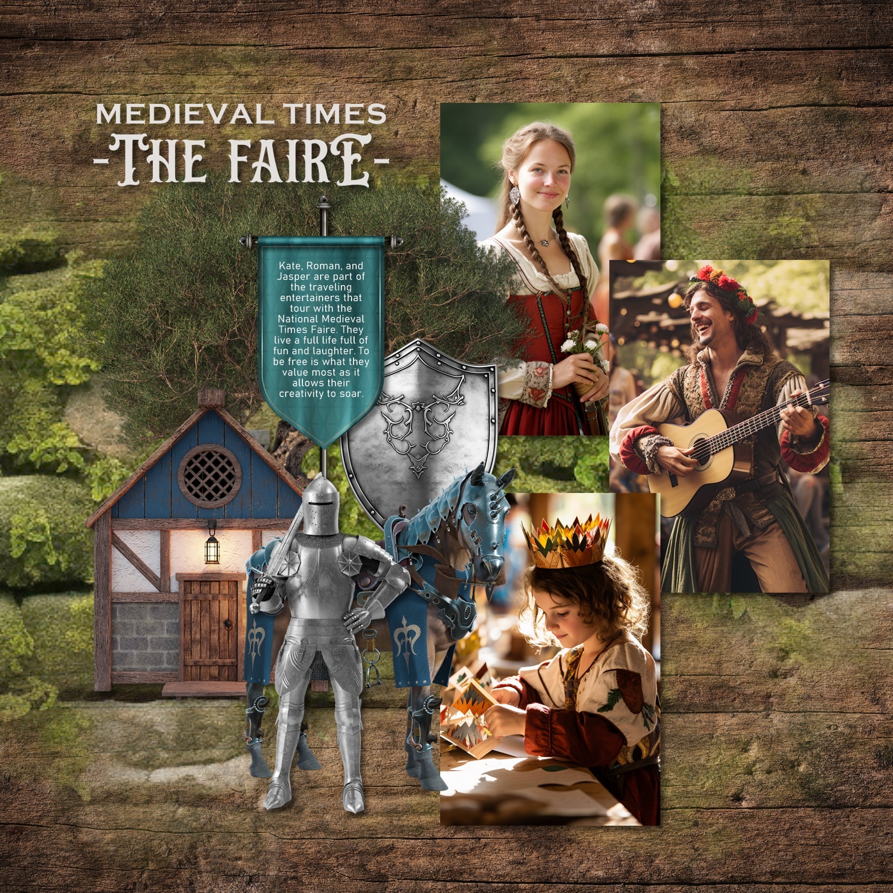 Medieval Times Digital Scrapbook Kit