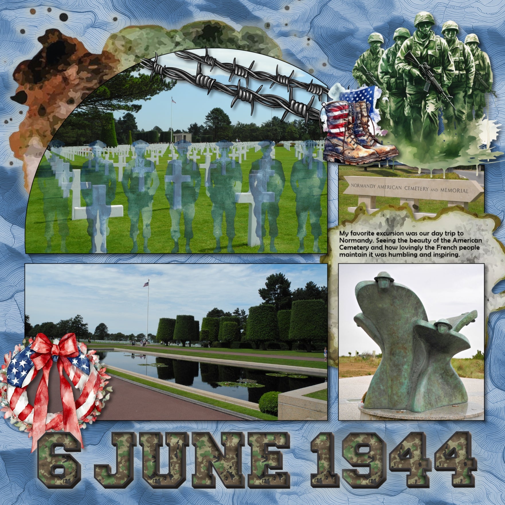 These watercolor embellishments, topographic papers, grunge easy masks, and camo alpha set by Lucky Girl Creative digital art are packed with action and adventure. Perfect for honoring the Armed Forces, Veteran's Day, Independence Day, 4th of July, and other patriotic and freedom ceremonies. The collection was inspired by all branches of the military including Army, Navy, Air Force, Marines, Coast Guard, and Space Force. Embellishments include aircraft carrier, camo, camouflage, ship, aircraft, and more.