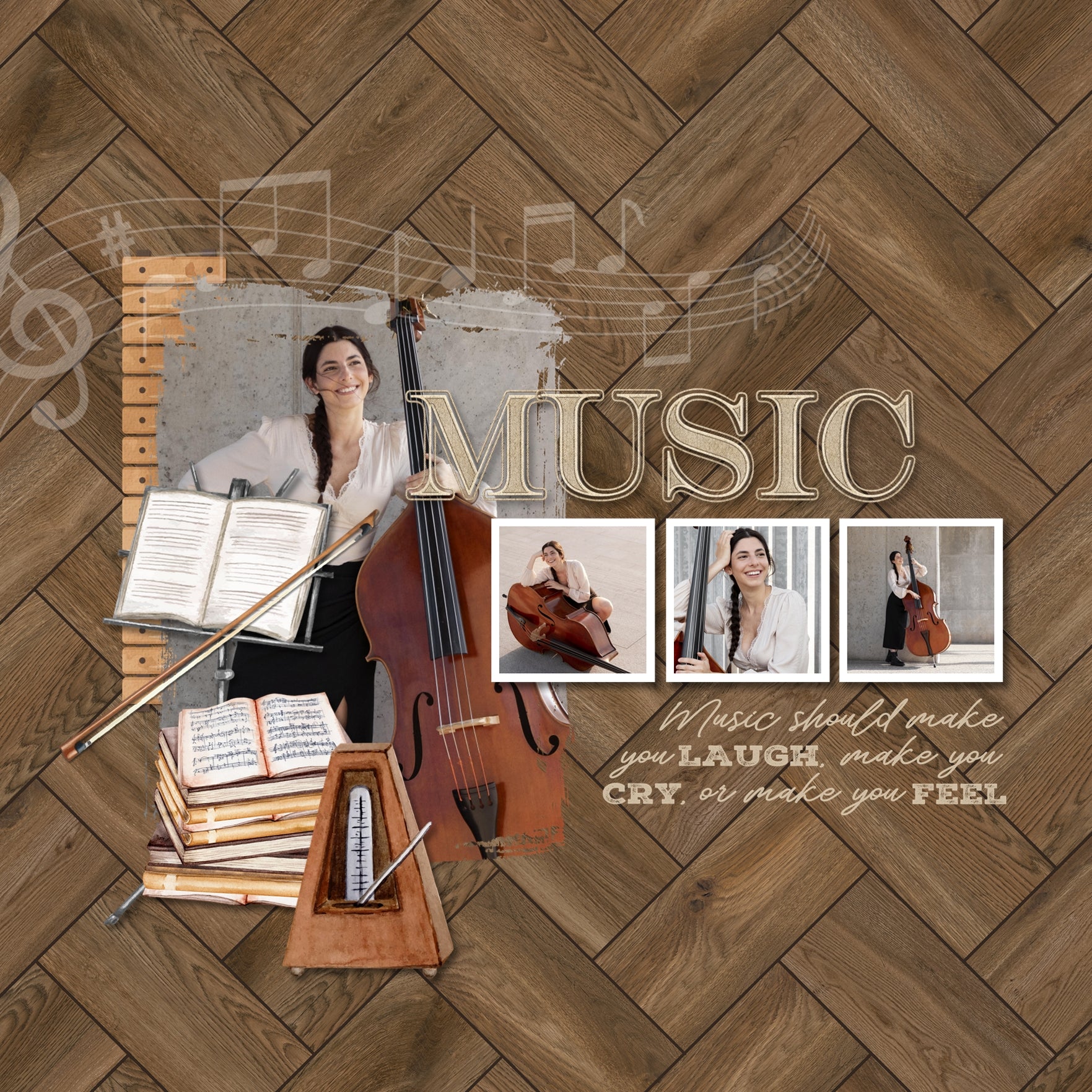 Add these bold and modern wood patterned background papers by Lucky Girl Creative digital art to all your digital scrapbooking pages. Great for mixing-and-matching on your everyday projects.