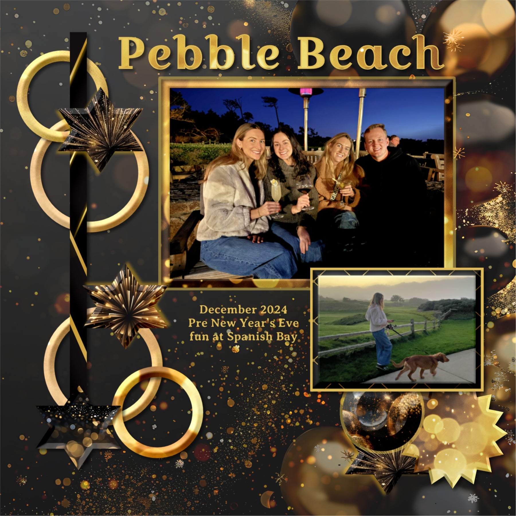 With elegant gold accents against black backgrounds, these digital scrapbooking papers by Lucky Girl Creative digital art are great for special occasions including New Year's, graduation, wedding, anniversary, black tie events, and more! This paper pack include 100 luxury, bokeh, fireworks, party, and patterned papers.