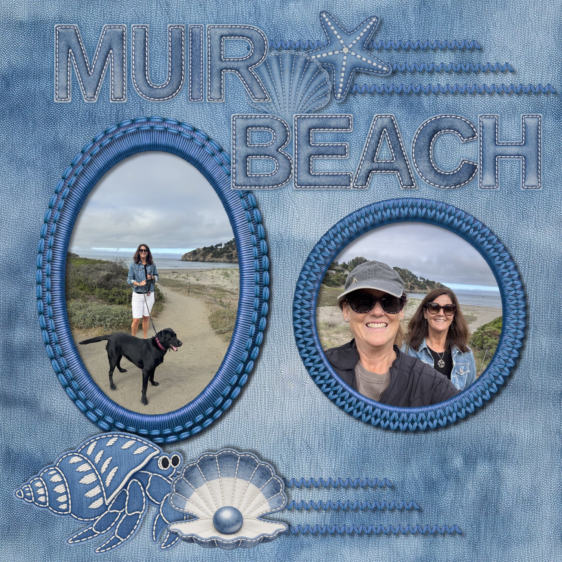 These playful denim ocean animals by Crafty Clover digital art for digital scrapbooking will add a touch of fun to all your beach and seaside adventures. Animals include fish, hermit crab, otter, penguin, seahorse, turtle, shark, swordfish, walrus, Orca whale, clam, shell, seashell, and pearl. This kit is NOT included in any bundle.